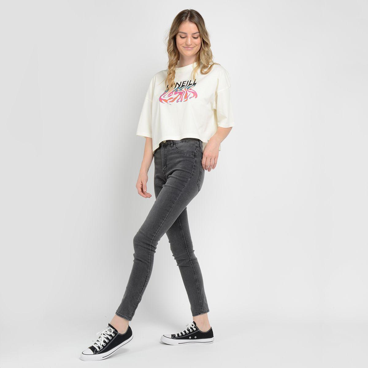 POLERA MANGA CORTA THREAD BEIGE CLARO-3