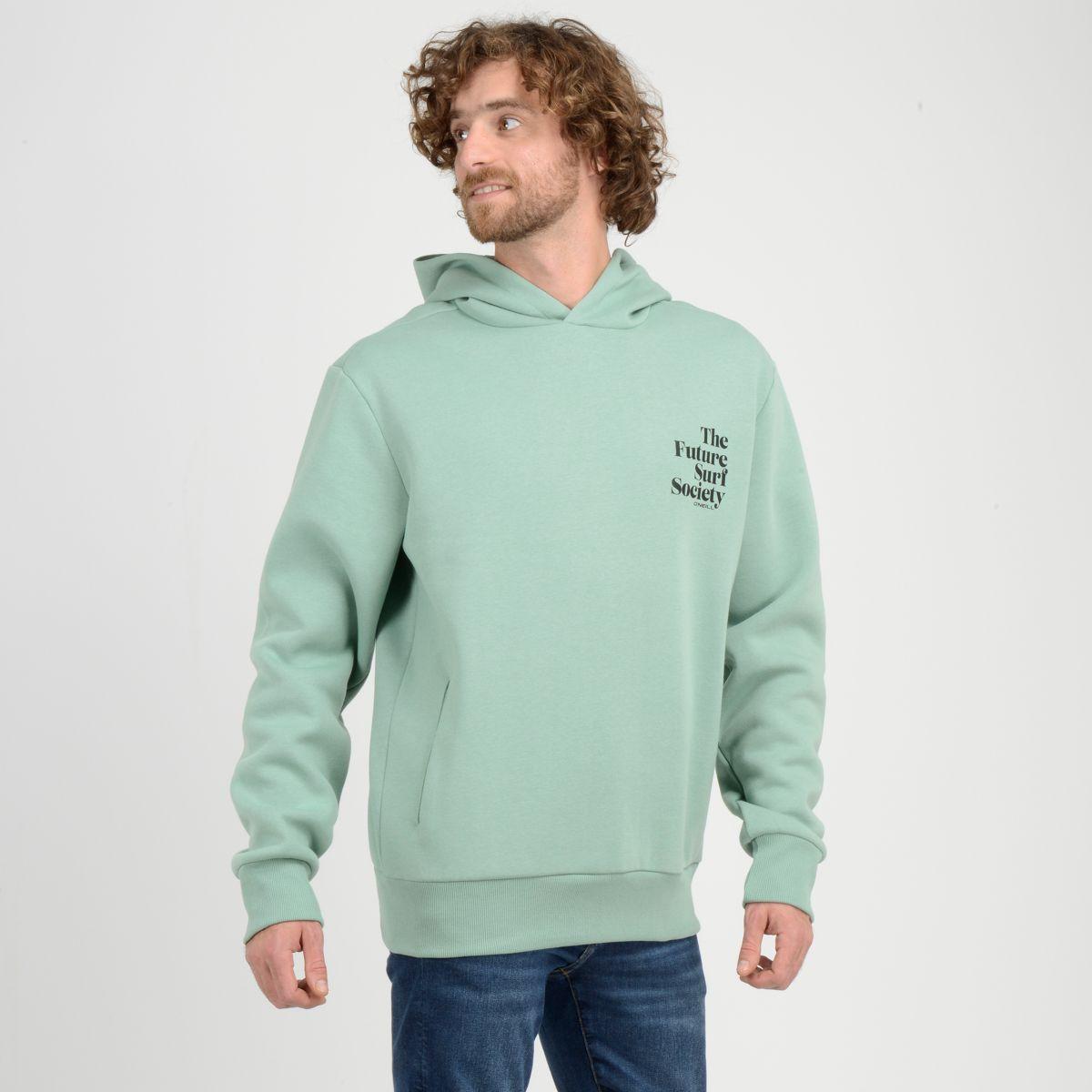 POLERON HODDIE SOCIETY  VERDE CLARO-1