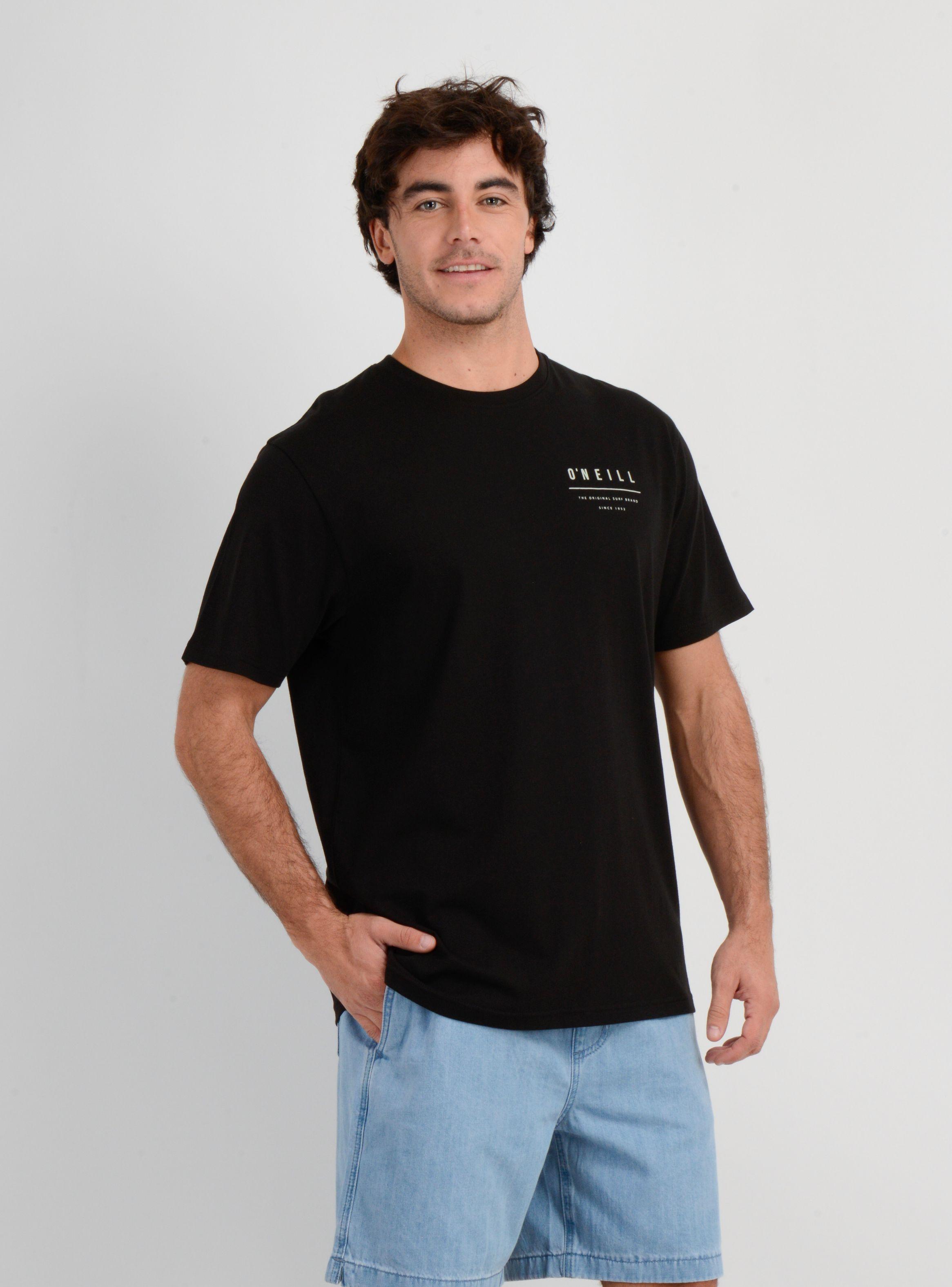 POLERA MANGA CORTA SURF SESH  NEGRO-3