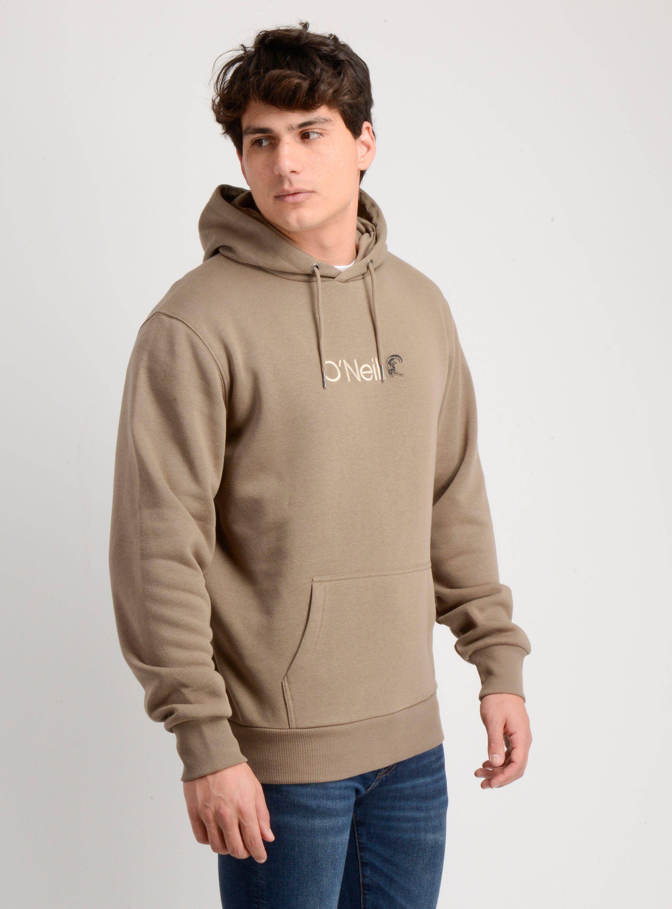 POLERON HOODIE OG VERBAGE BEIGE-3
