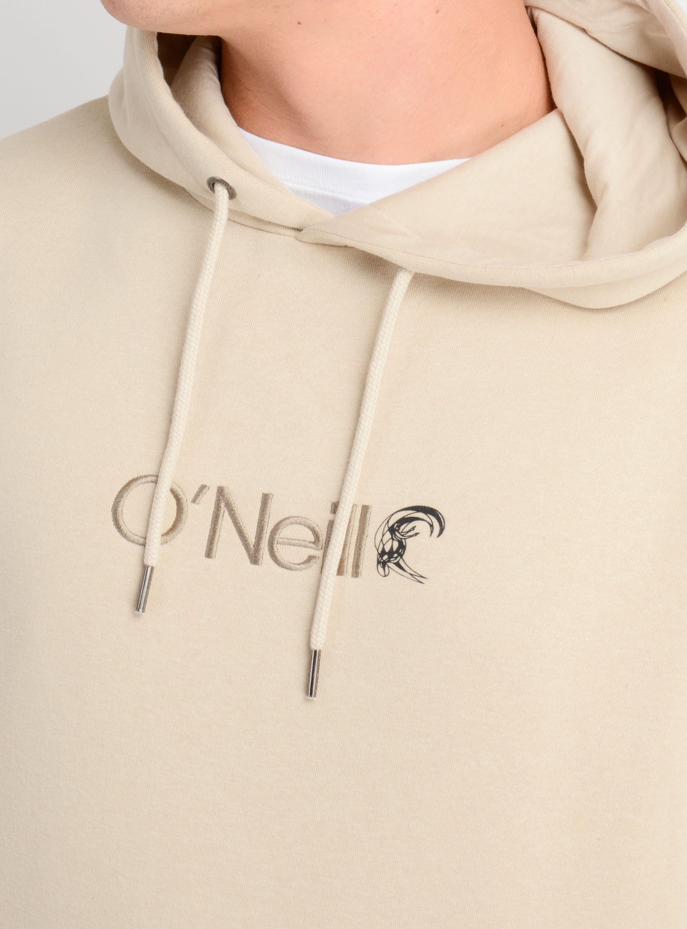 POLERON HOODIE OG VERBAGE BEIGE-4