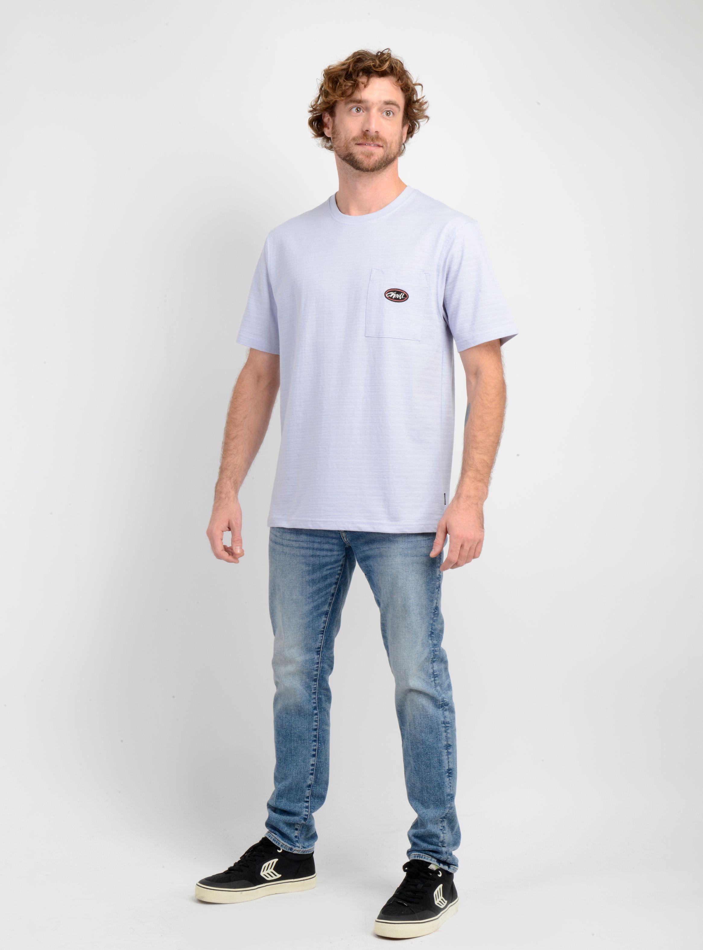 POLERA MANGA CORTA SCRAWL AZUL CLARO-2