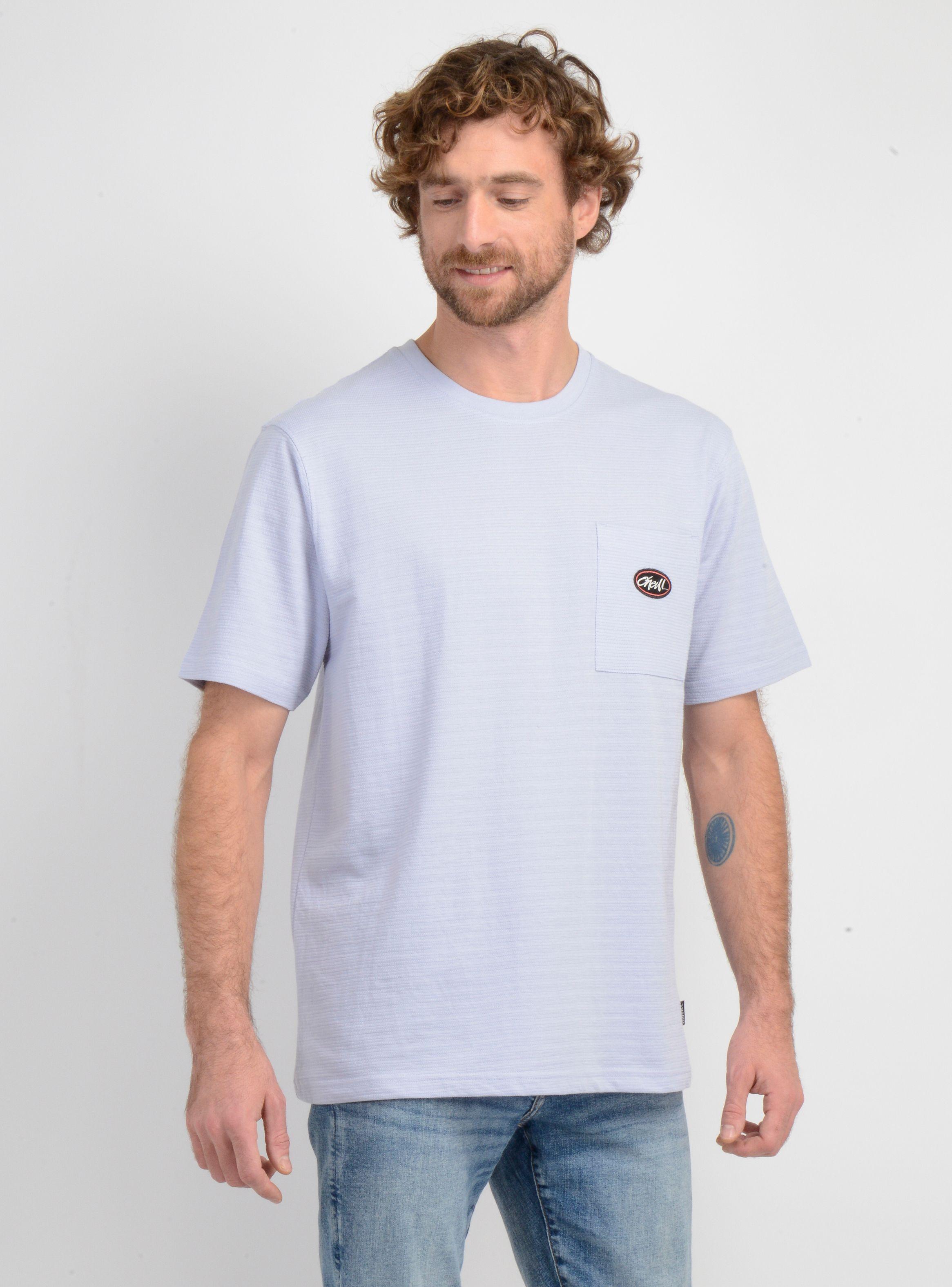 POLERA MANGA CORTA SCRAWL AZUL CLARO-3
