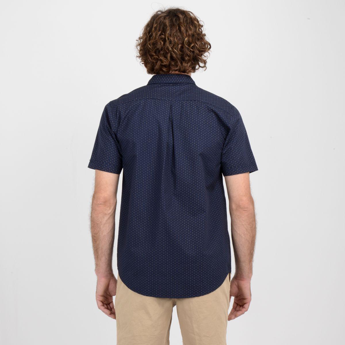 CAMISA MANGA CORTA BATU  AZUL OSCURO-2