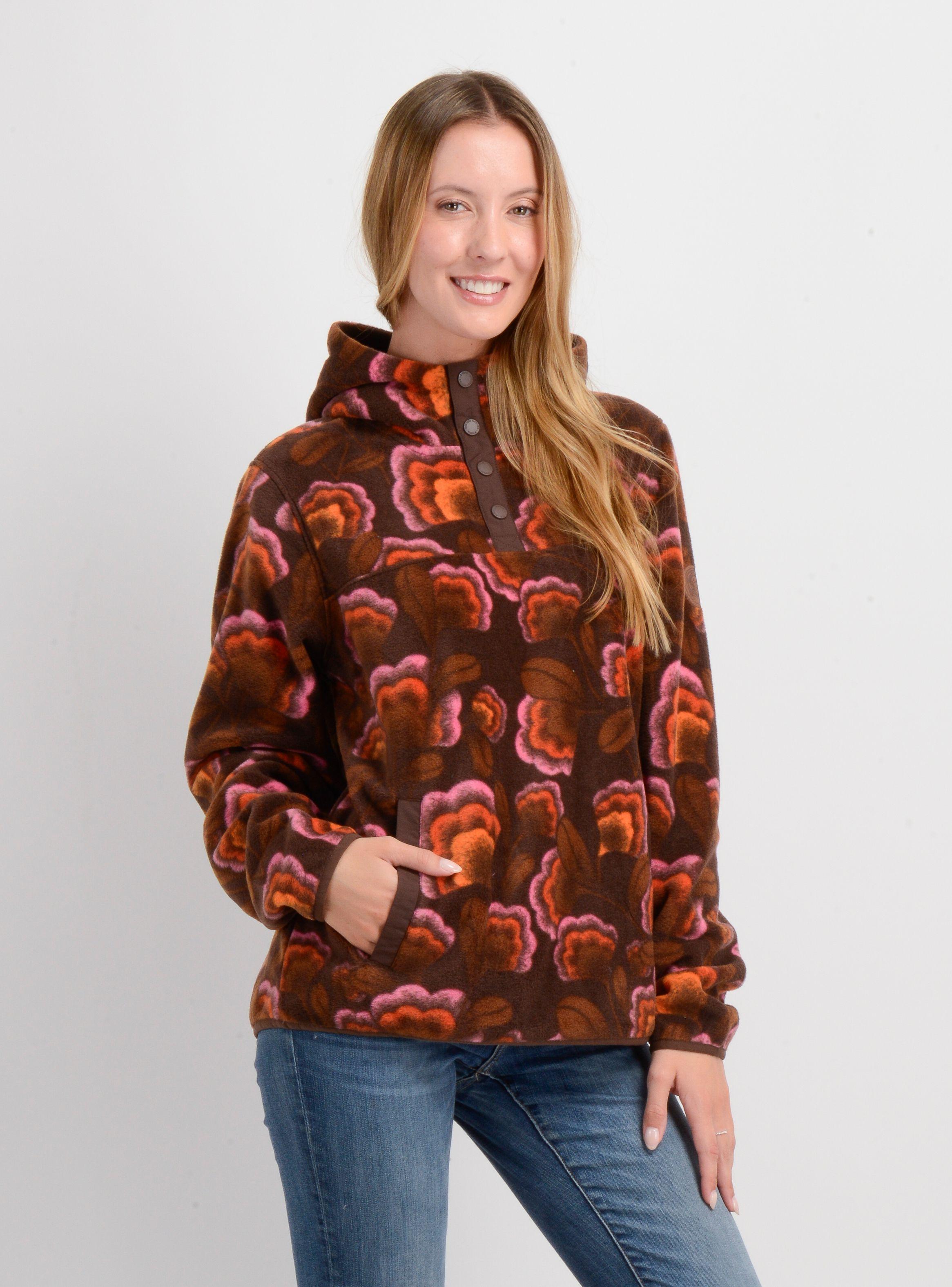 POLERON POLAR HOODIE OG FLOWERS ROSADO-3