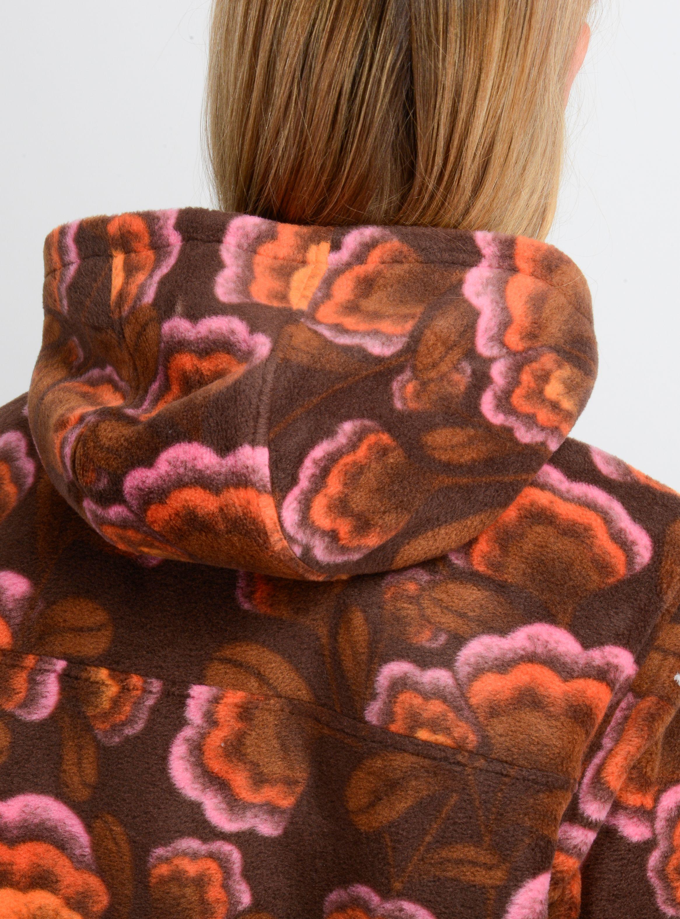 POLERON POLAR HOODIE OG FLOWERS ROSADO-5