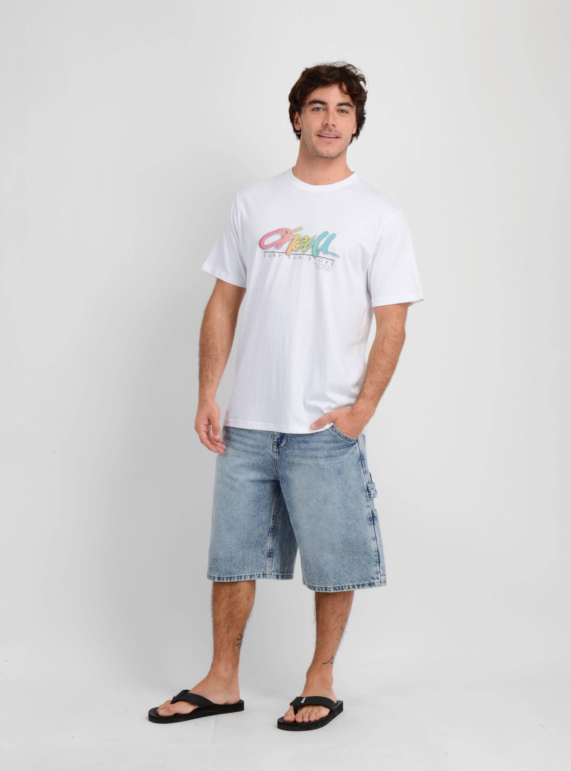 POLERA MANGA CORTA KEYS FL  BLANCO-2