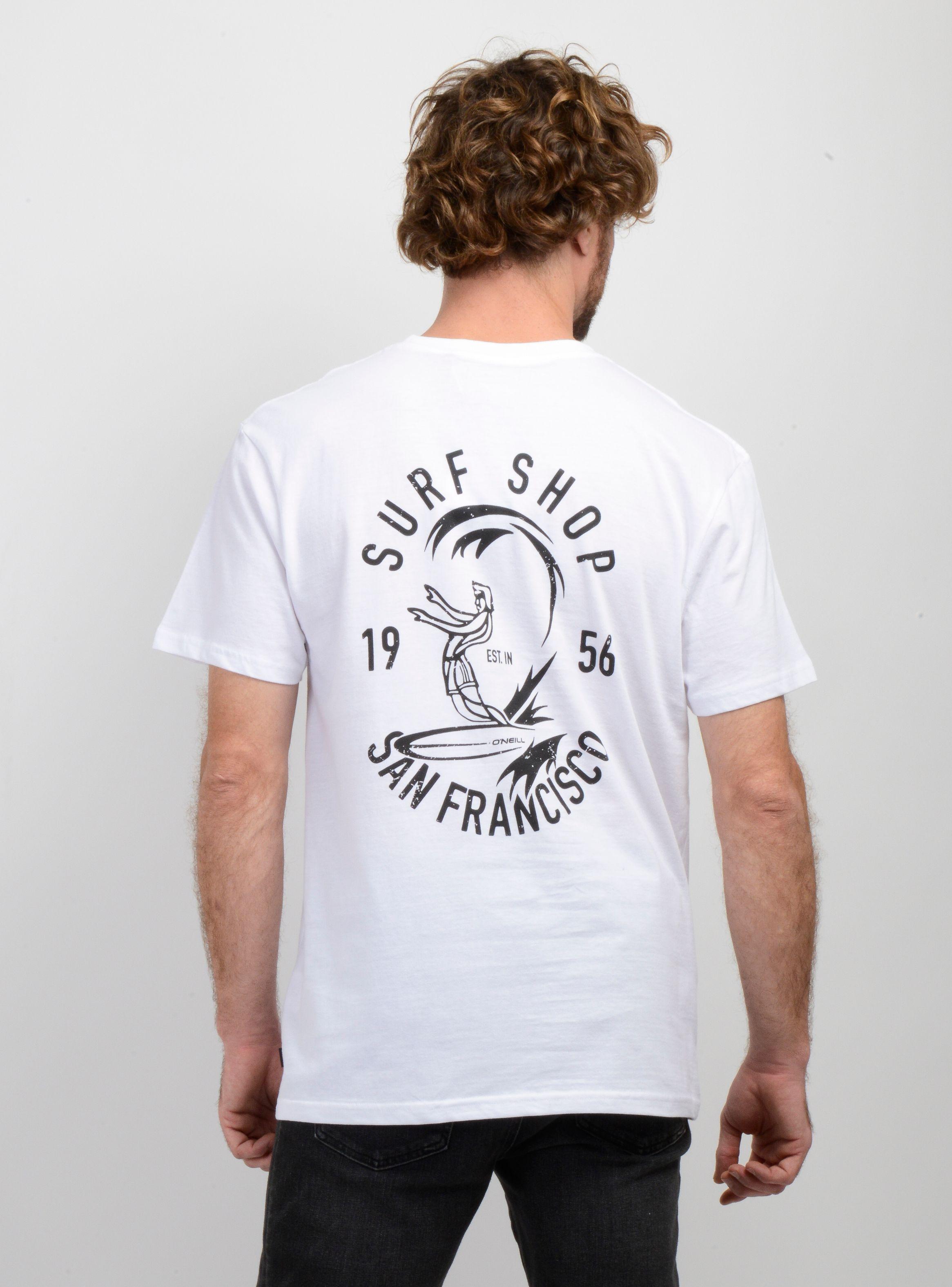 POLERA MANGA CORTA ORIGINAL SURF SHOP BLANCO-1