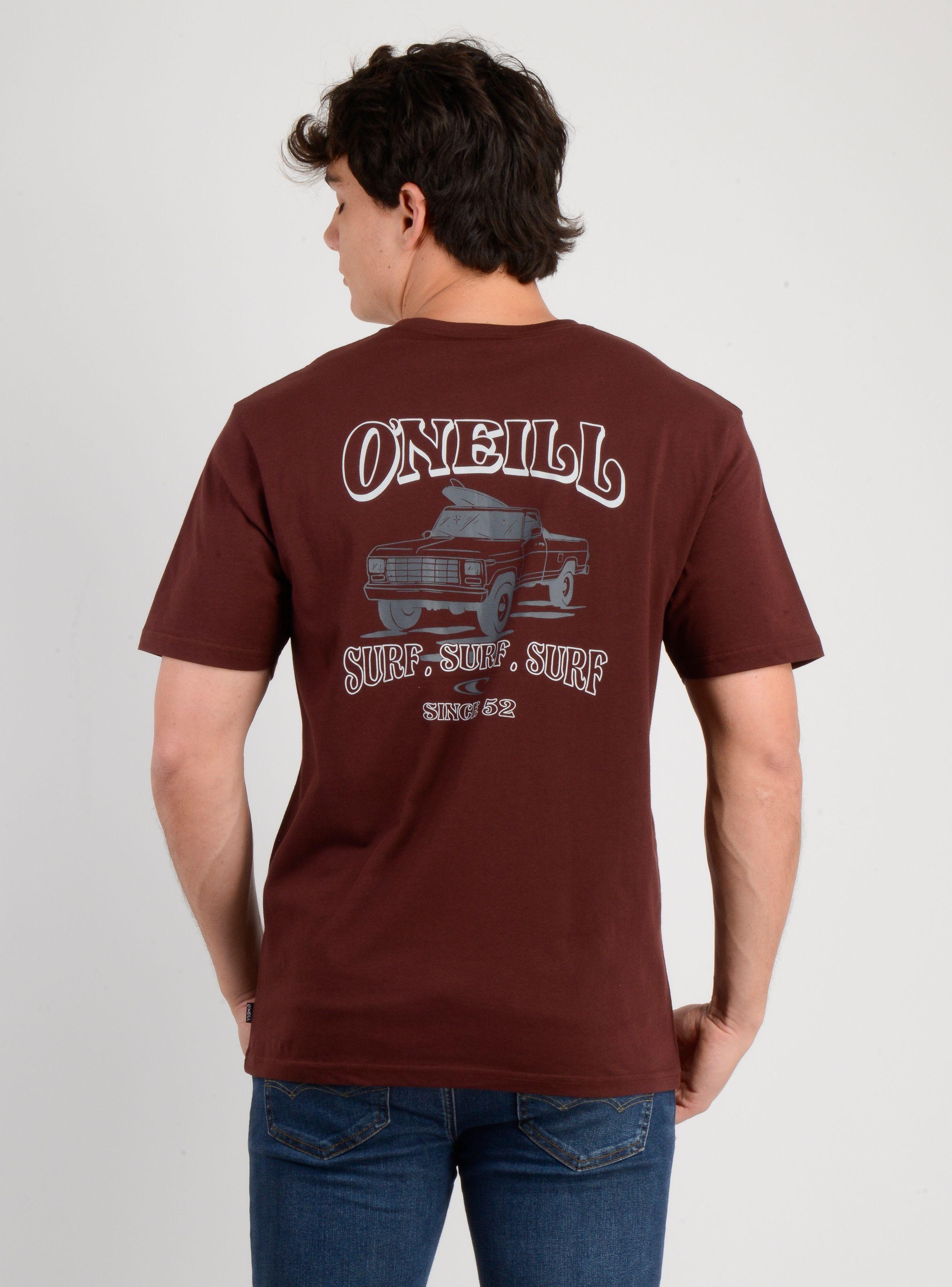 POLERA MANGA CORTA DAILY DRIVER ROJO OSCURO-1