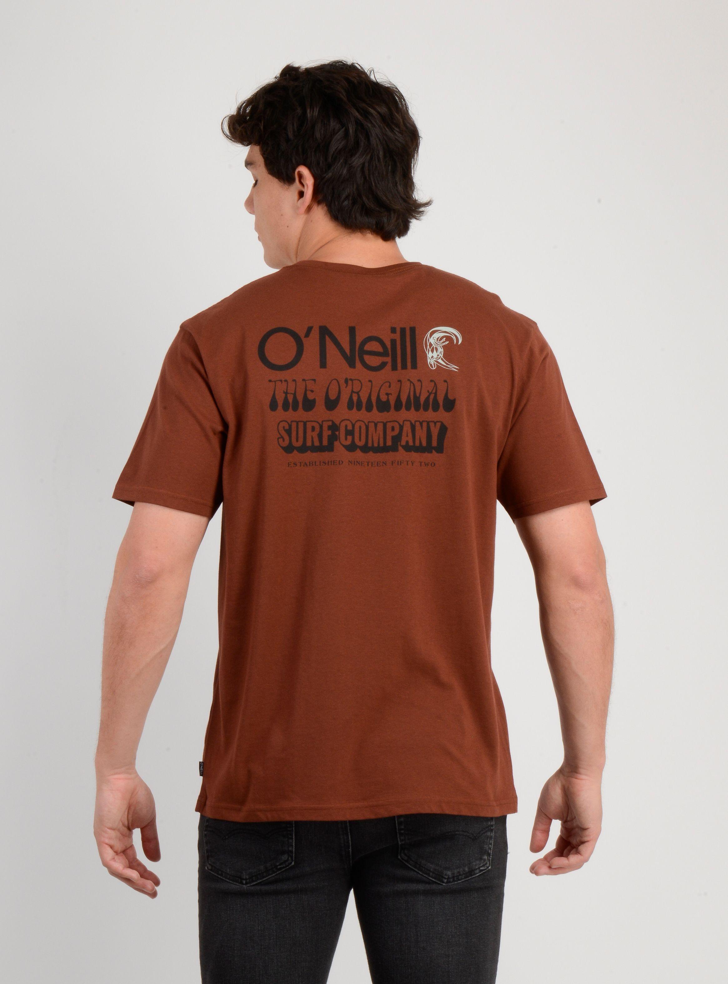 POLERA MANGA CORTA OG VERBAGE ROJO OSCURO-1