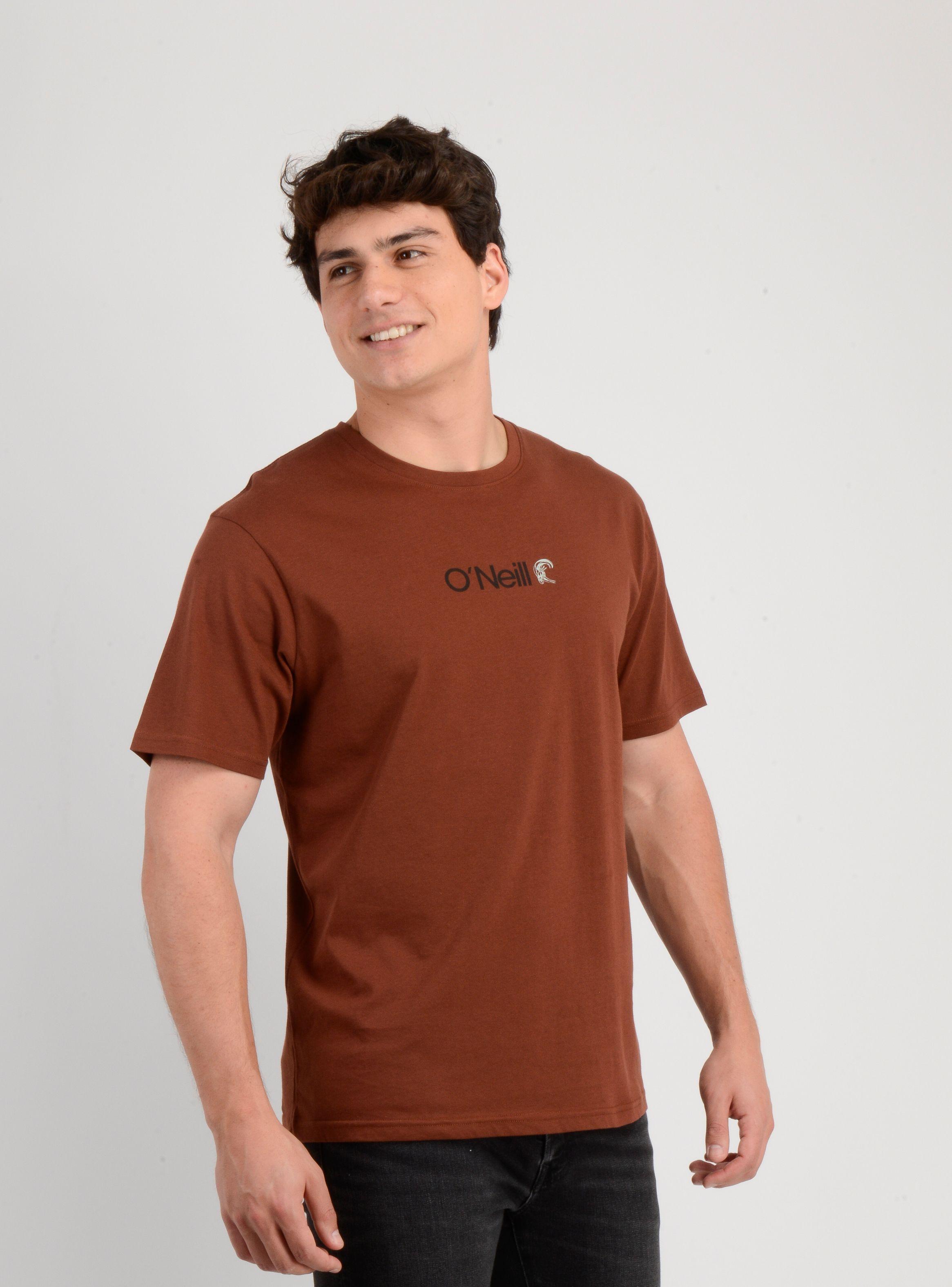 POLERA MANGA CORTA OG VERBAGE ROJO OSCURO-3