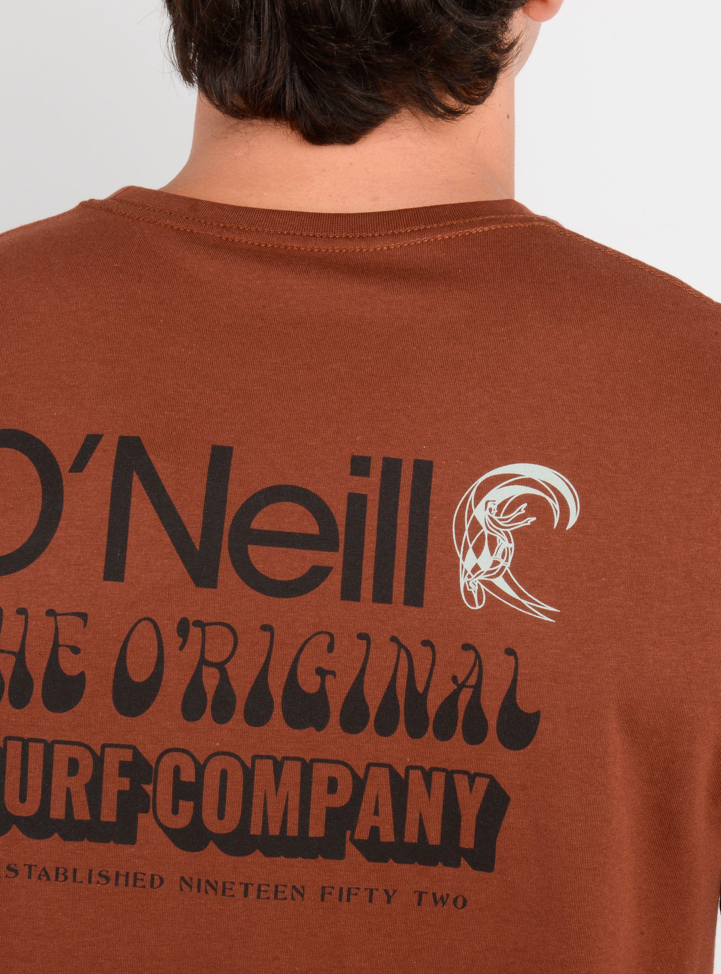 POLERA MANGA CORTA OG VERBAGE ROJO OSCURO-5