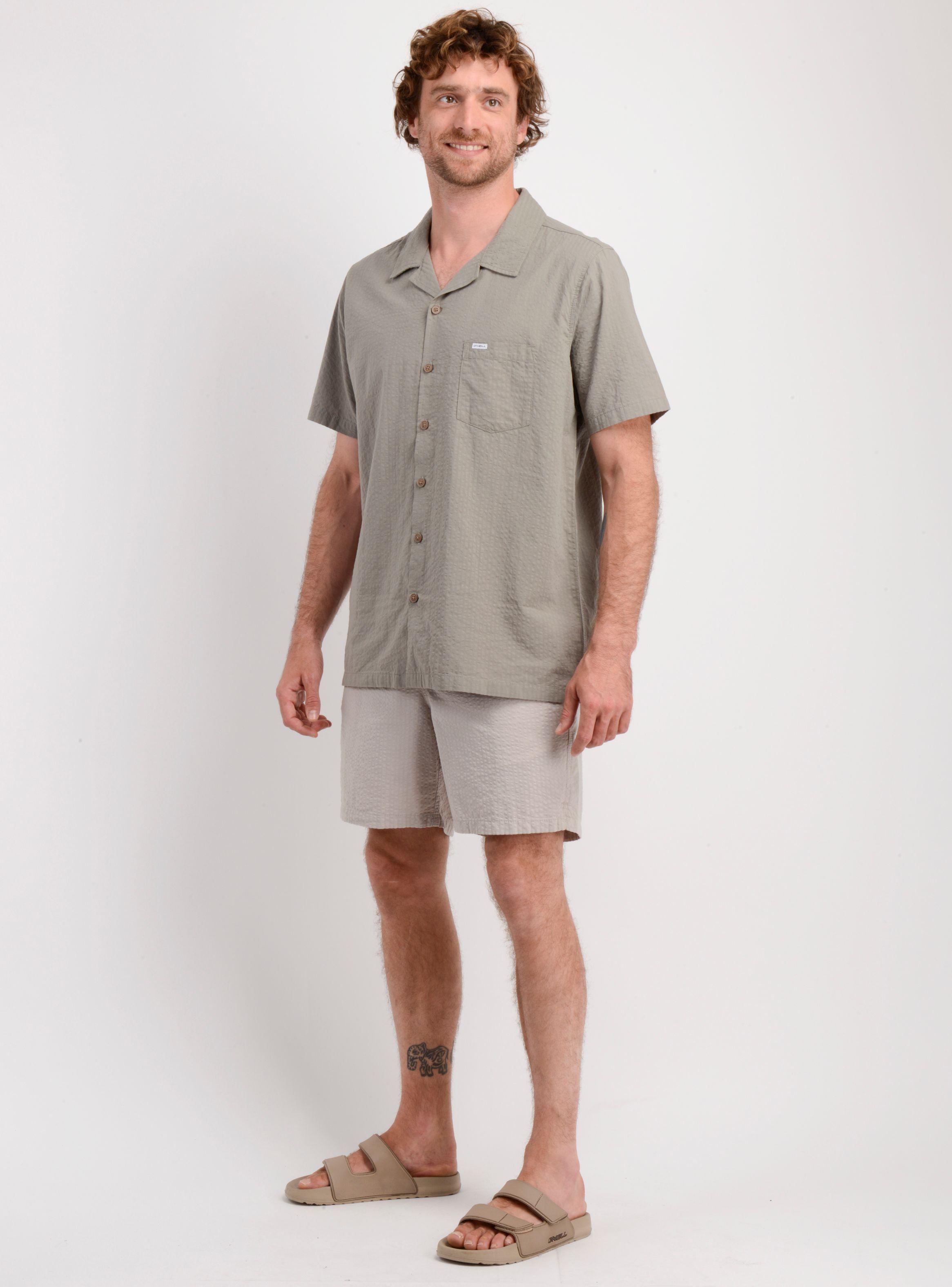 CAMISA MANGA CORTA HORIZON VERDE OSCURO-2