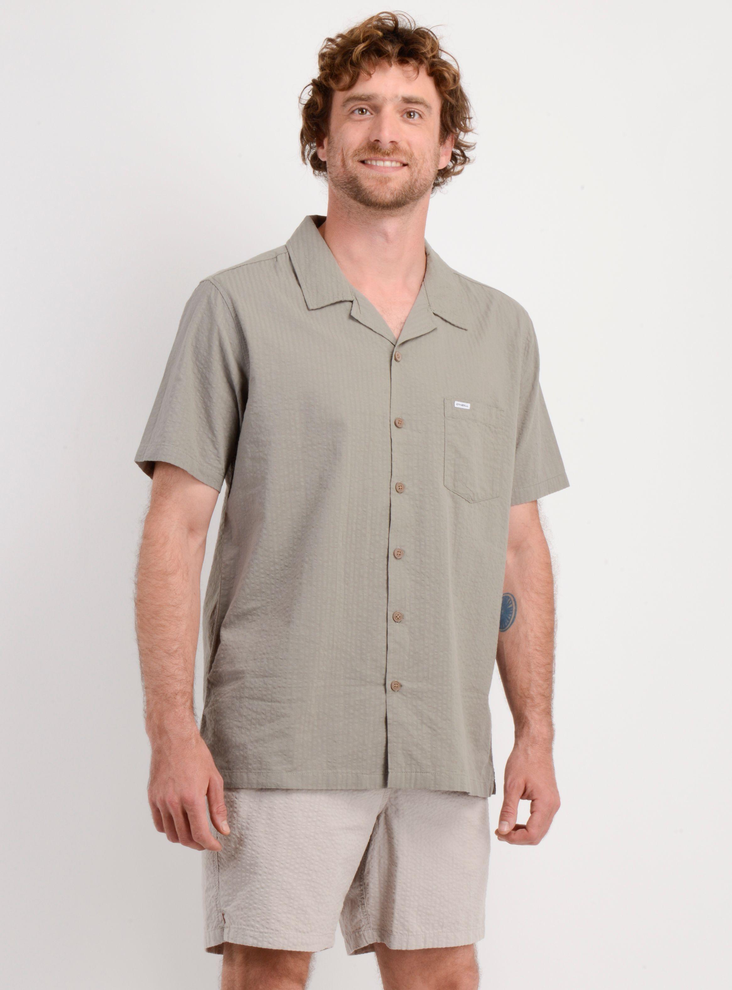 CAMISA MANGA CORTA HORIZON VERDE OSCURO-3