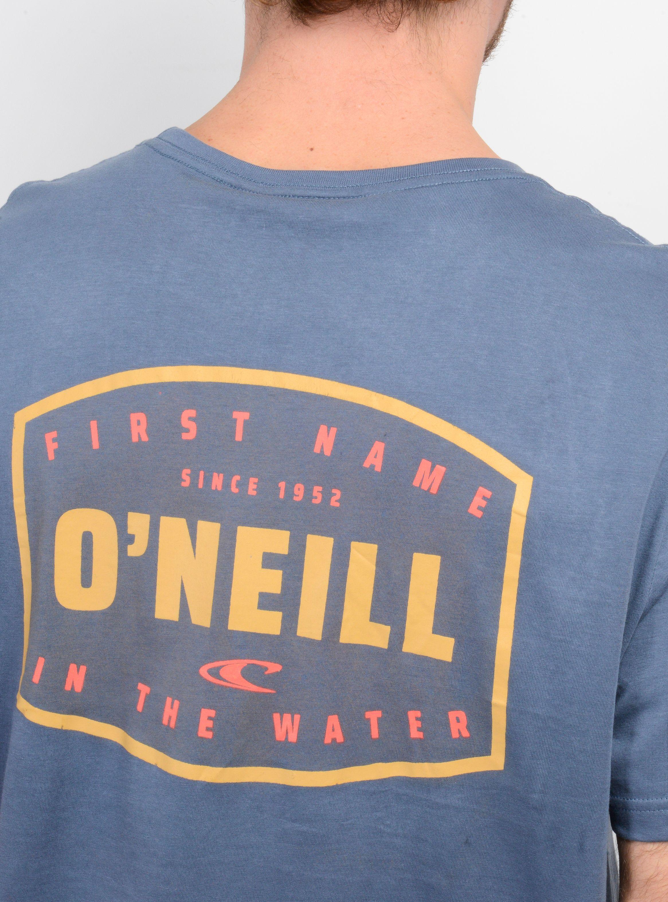 POLERA MANGA CORTA STAMPED AZUL-5