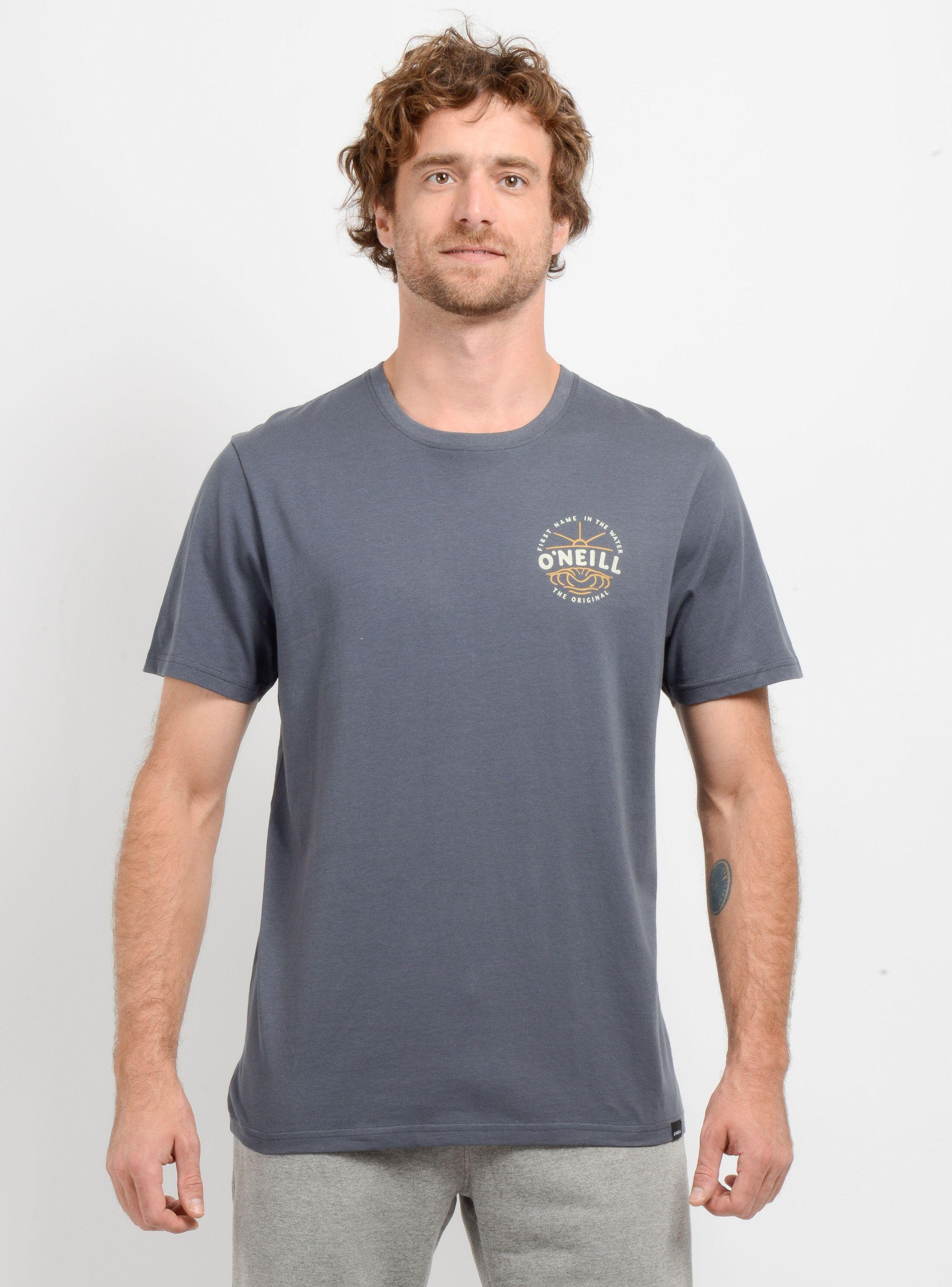 POLERA MANGA CORTA EMBOSSED GRIS OSCURO-0