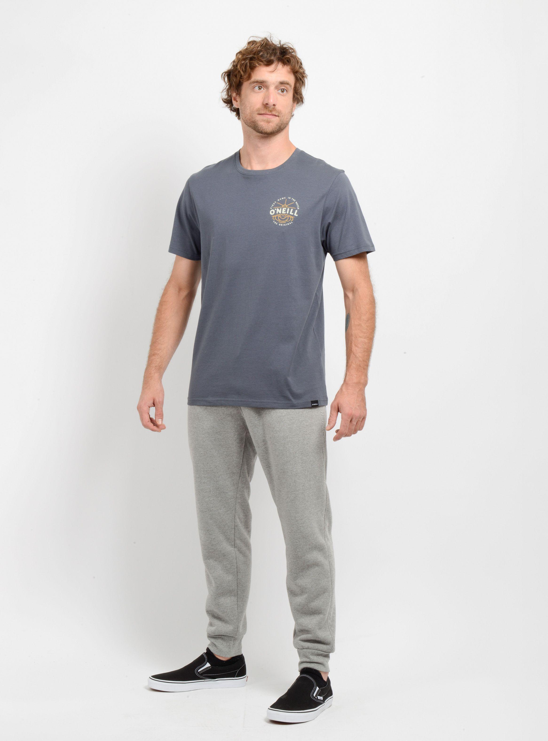 POLERA MANGA CORTA EMBOSSED GRIS OSCURO-2