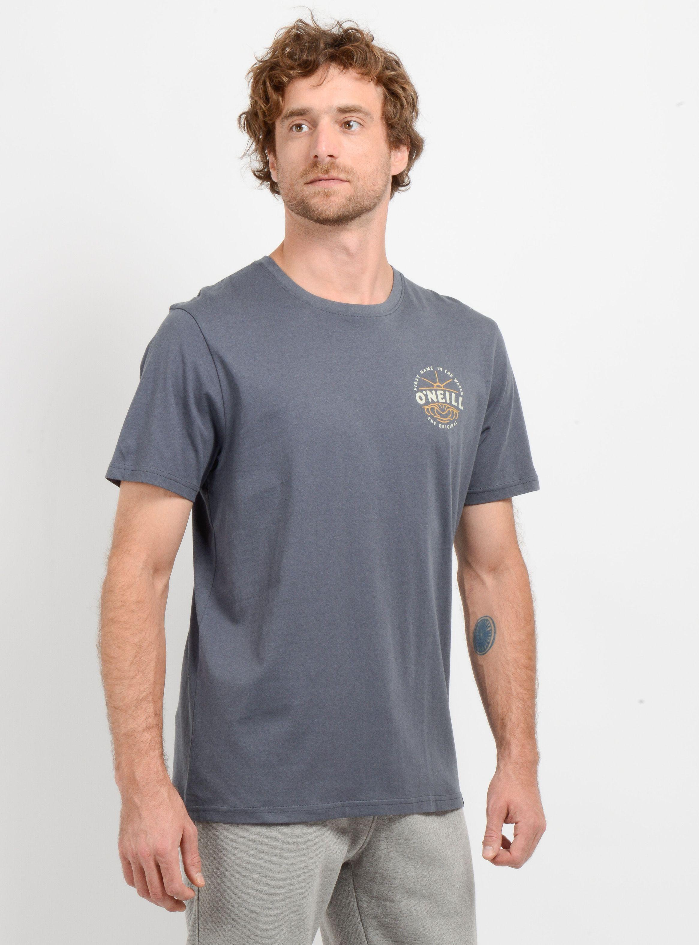 POLERA MANGA CORTA EMBOSSED GRIS OSCURO-3