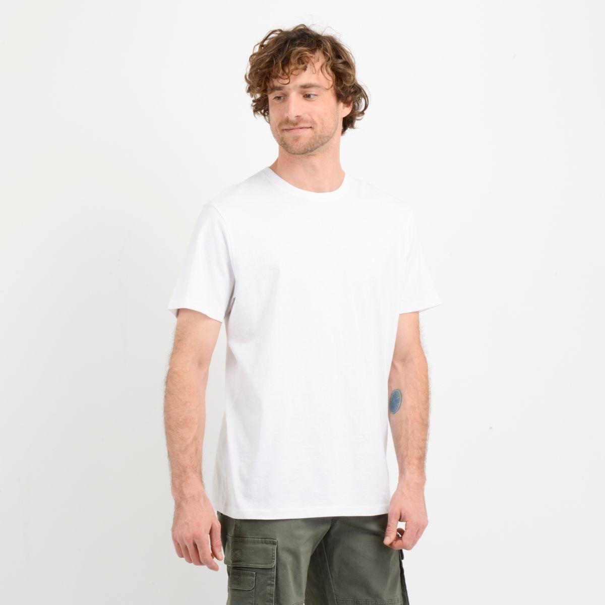 POLERA MANGA CORTA EAST CLIFF BASIC  BLANCO-3