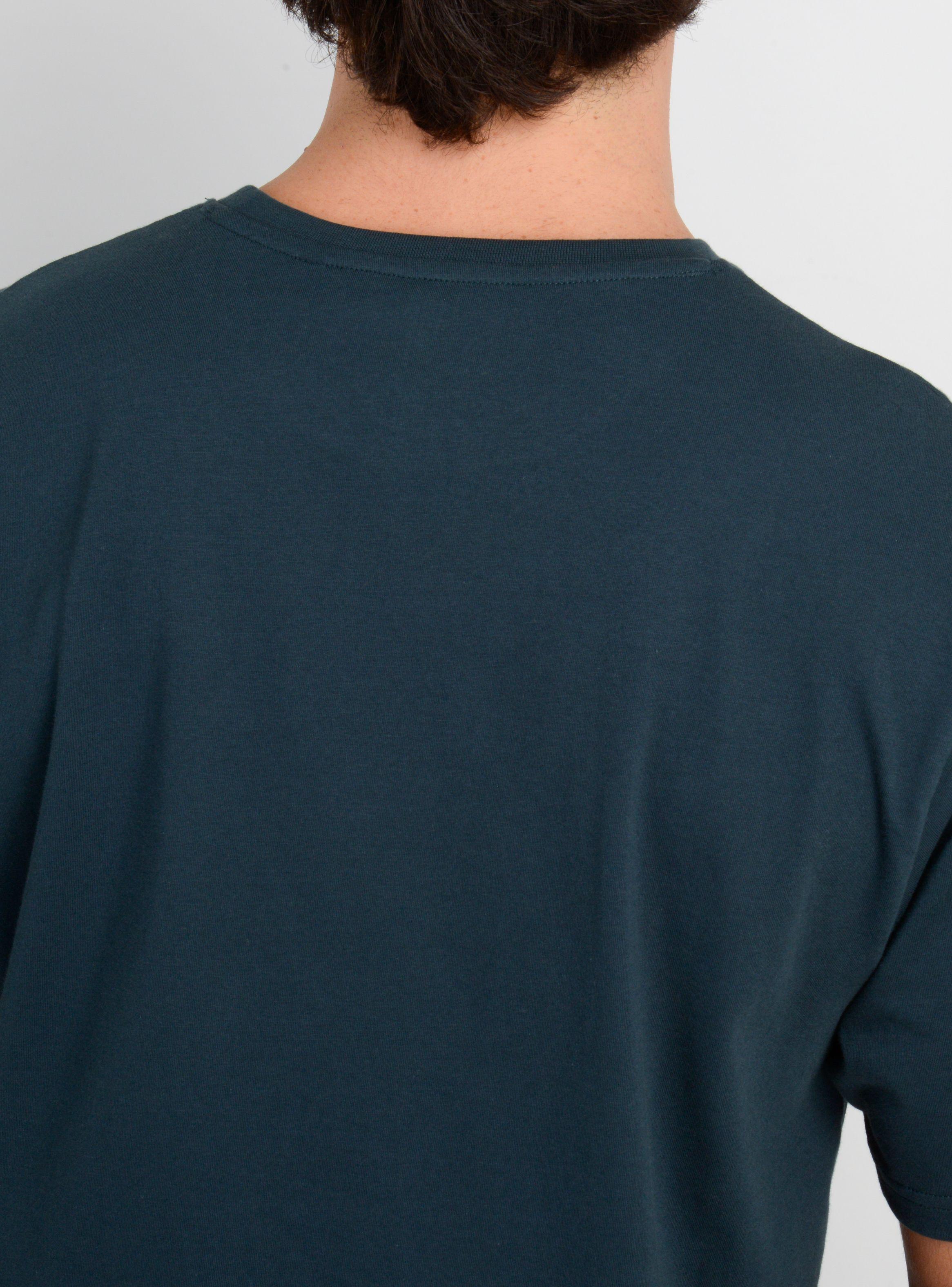 POLERA MANGA CORTA OG STRIPE  VERDE OSCURO-5
