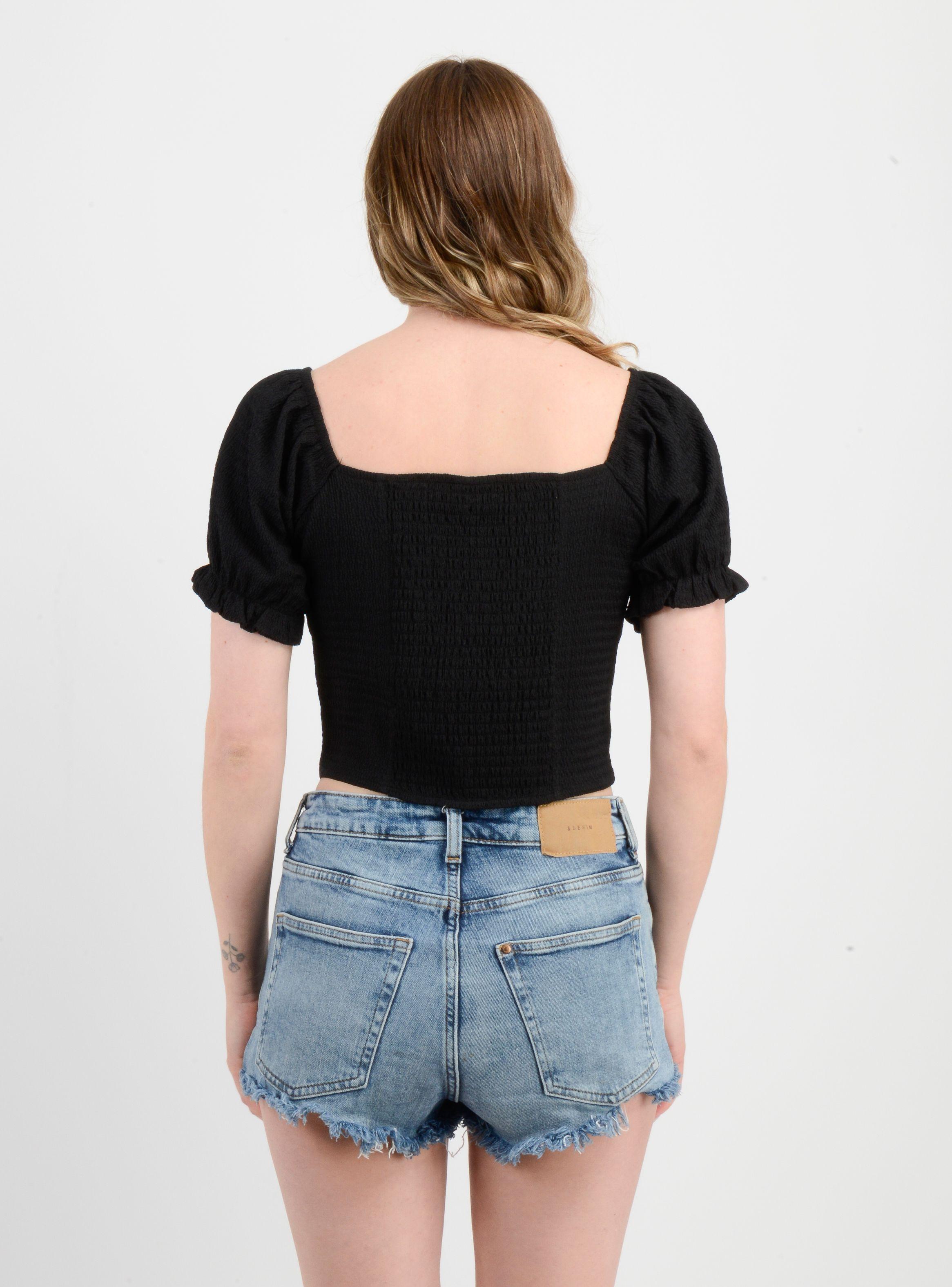 POLERA MANGA CORTA LEANNE II NEGRO-1