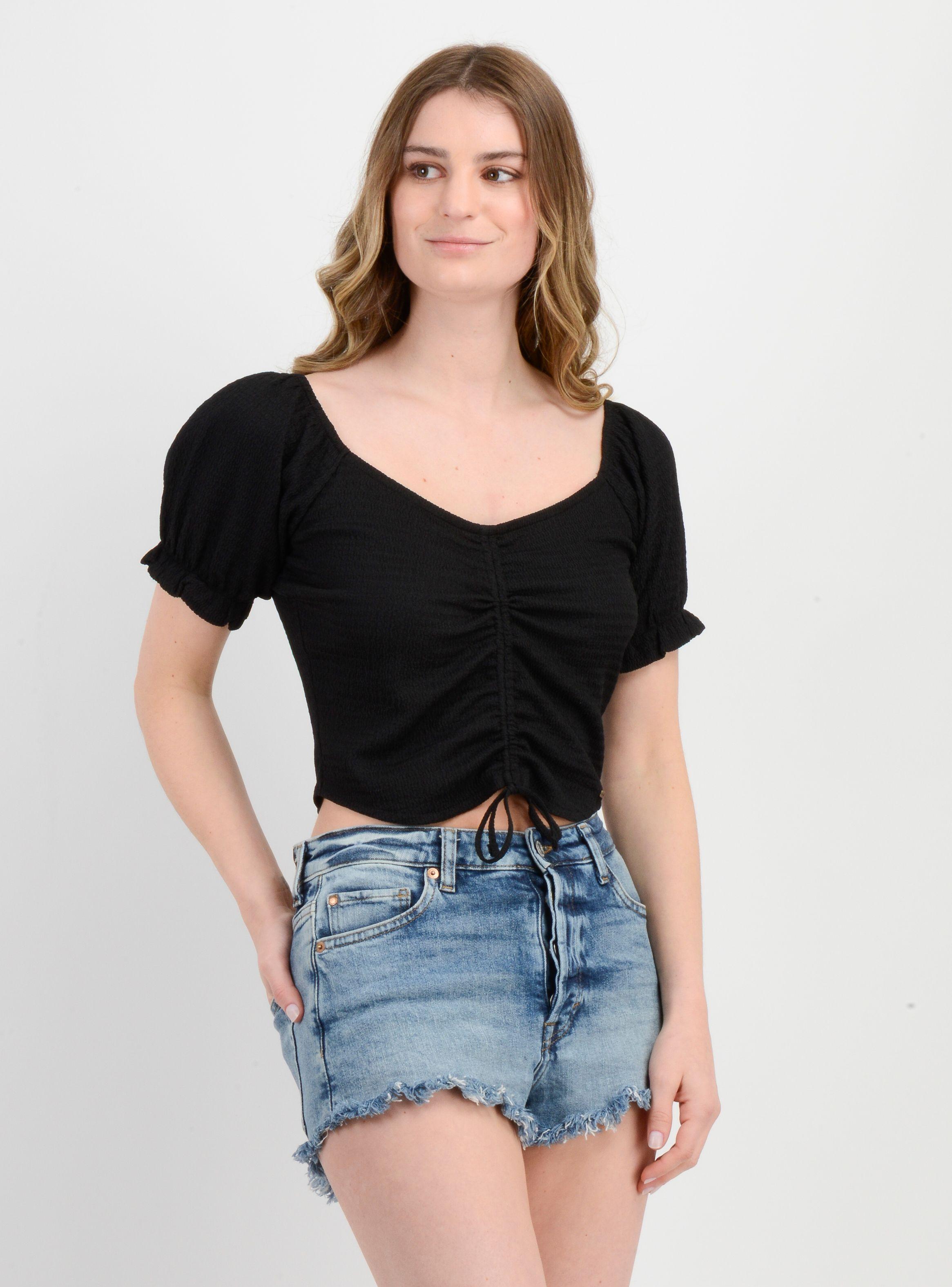 POLERA MANGA CORTA LEANNE II NEGRO-3