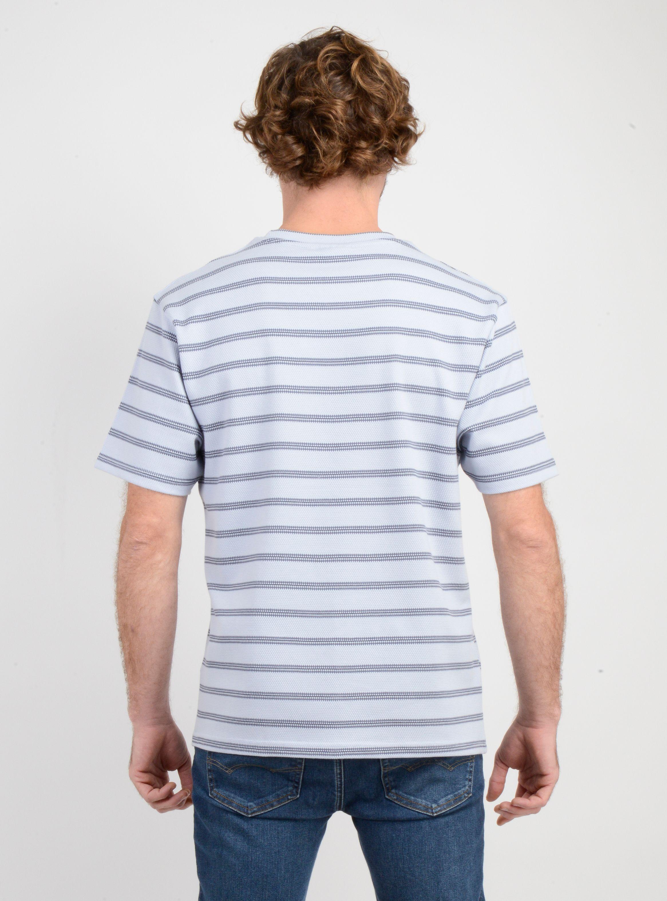 POLERA MANGA CORTA HIGH LINE AZUL-1