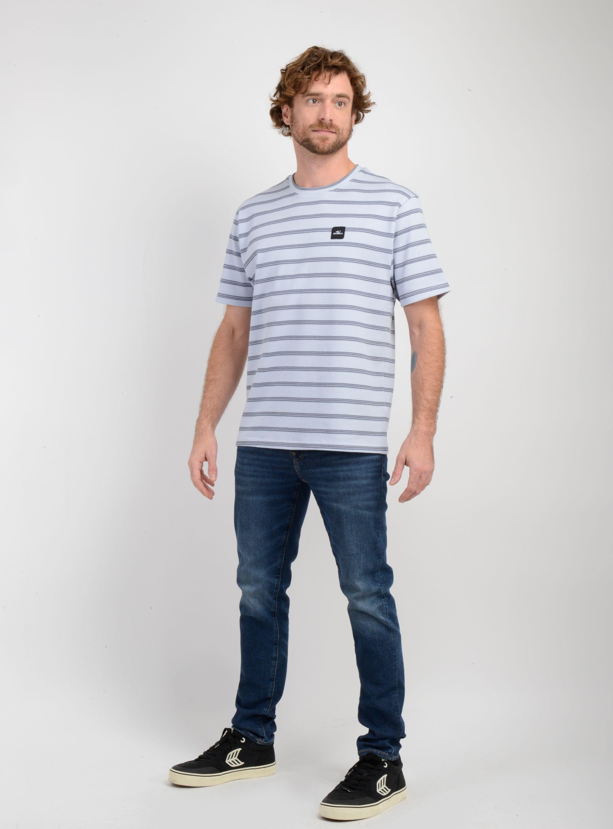 POLERA MANGA CORTA HIGH LINE AZUL-2
