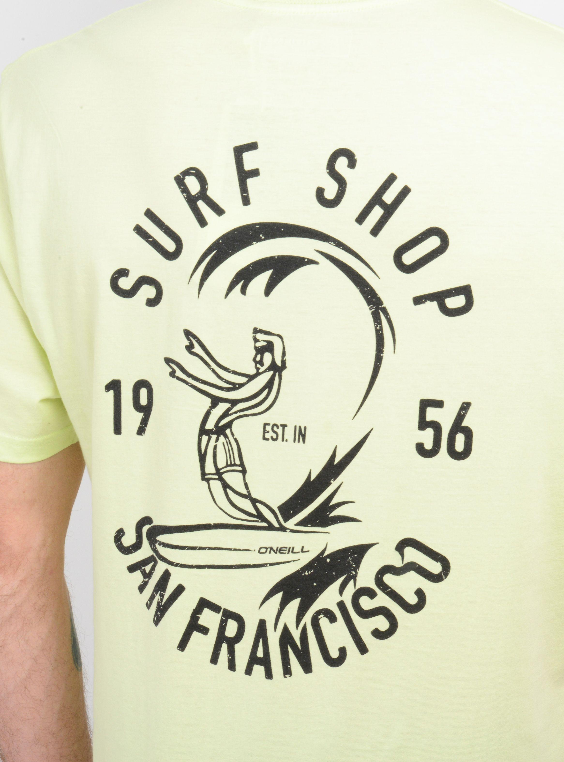 POLERA MANGA CORTA ORIGINAL SURF SHOP VERDE CLARO-5