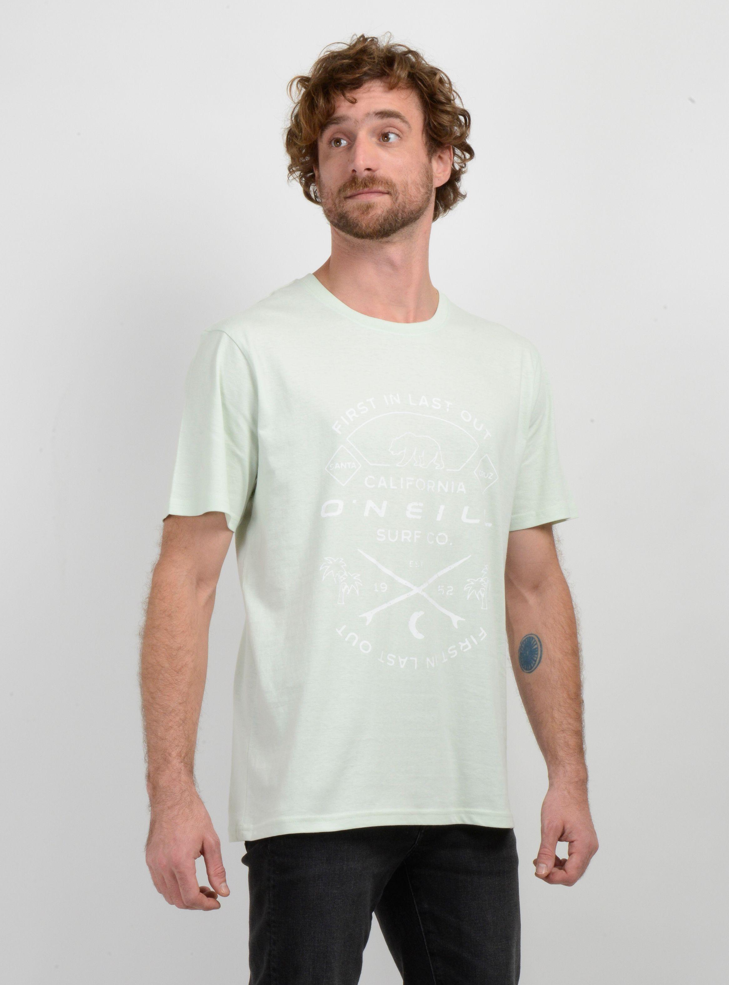 POLERA MANGA CORTA JACK O'NEILL MUIR VERDE CLARO-3