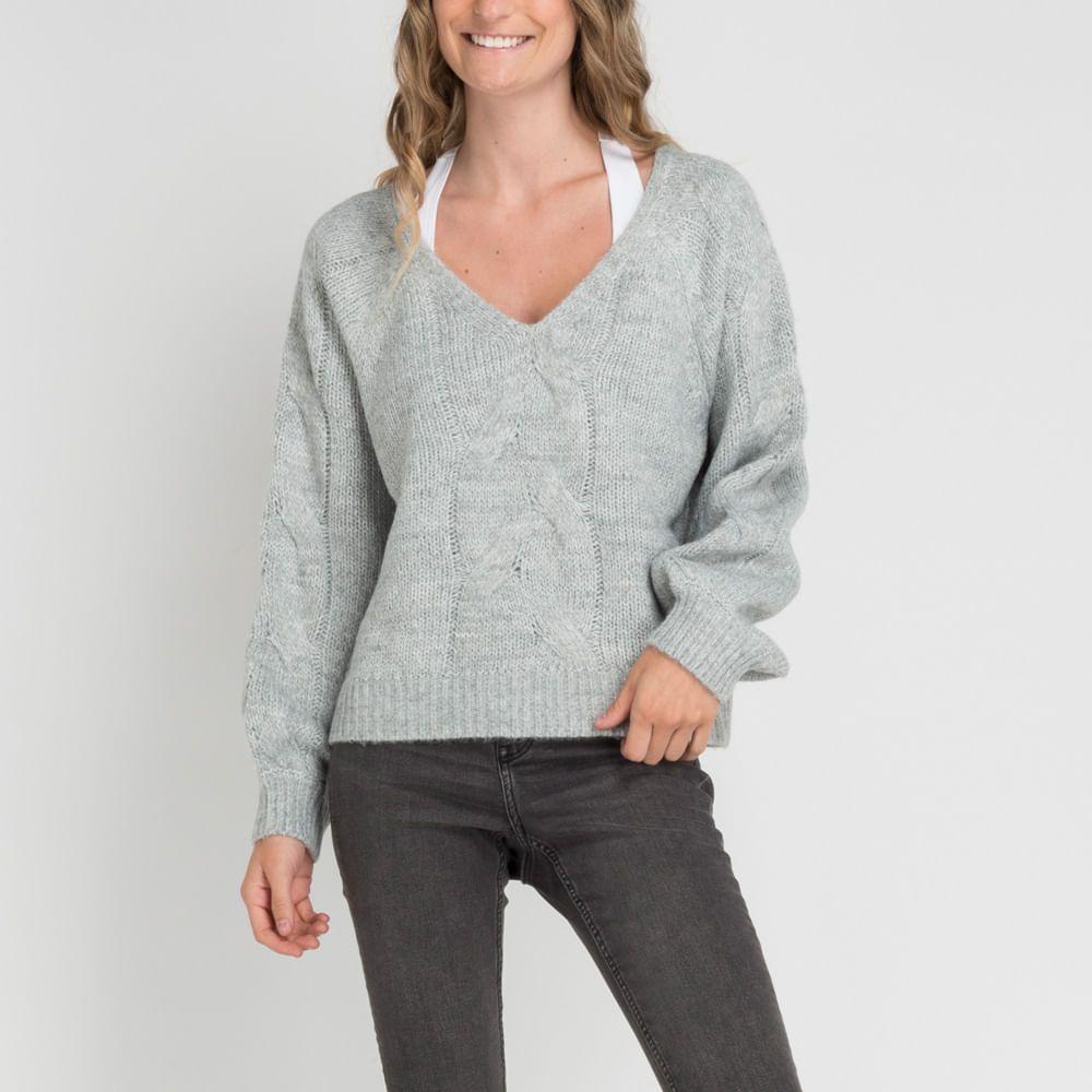 SWEATER I22MU147001 GRIS CLARO / PASTEL-0