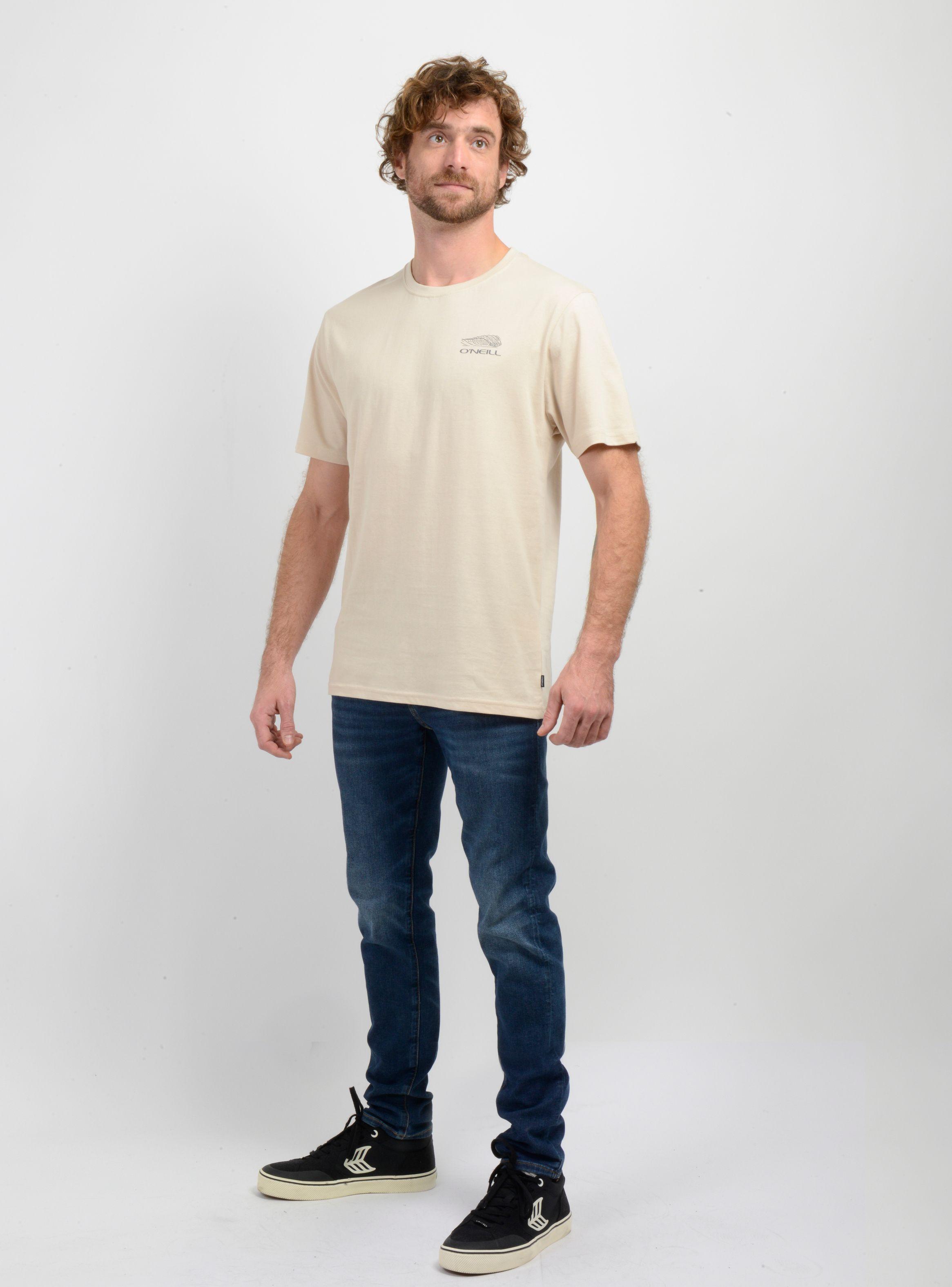 POLERA MANGA CORTA DUSK BEIGE CLARO-2