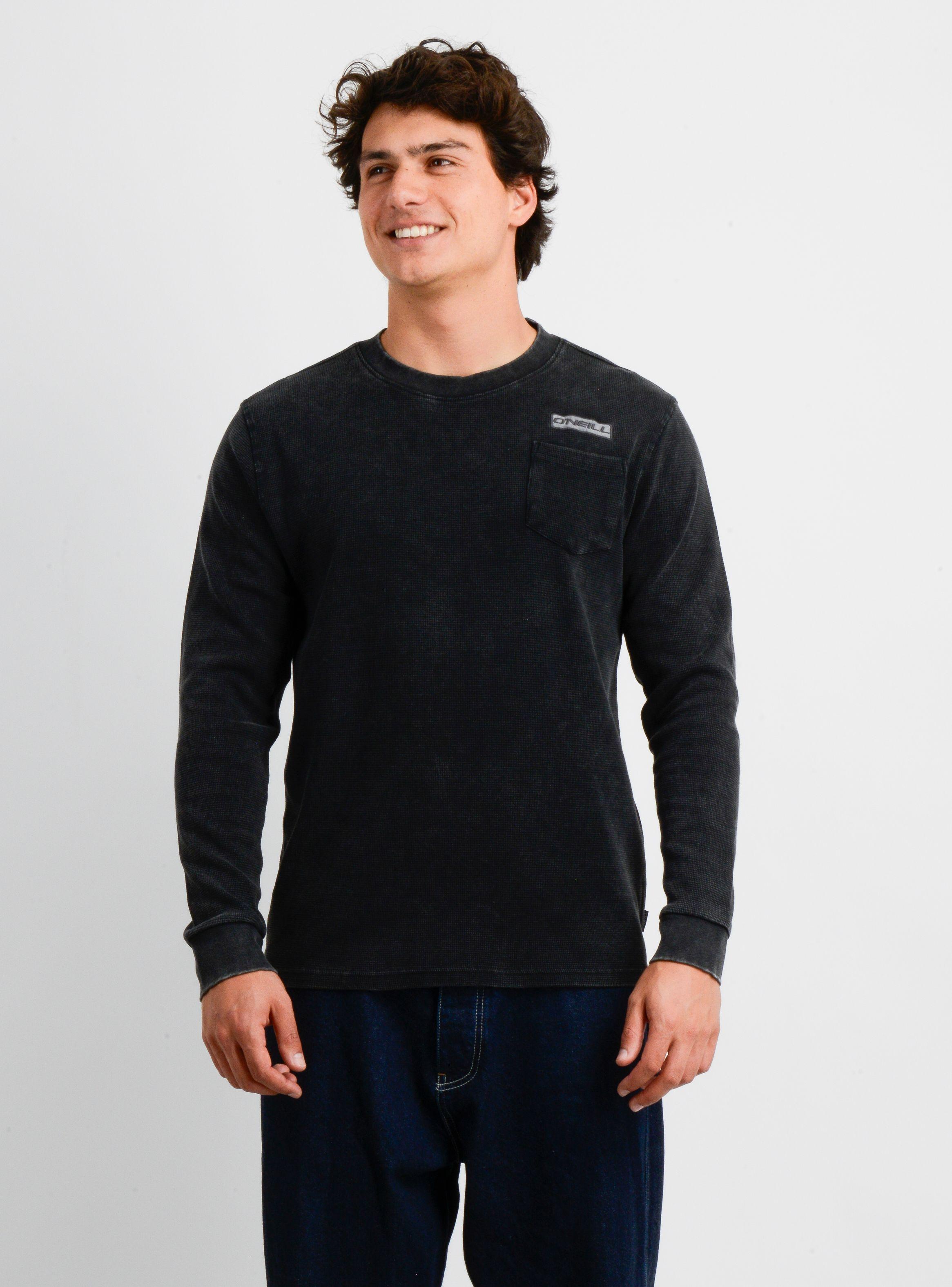 POLERA MANGA LARGA OVERLAND NEGRO-0