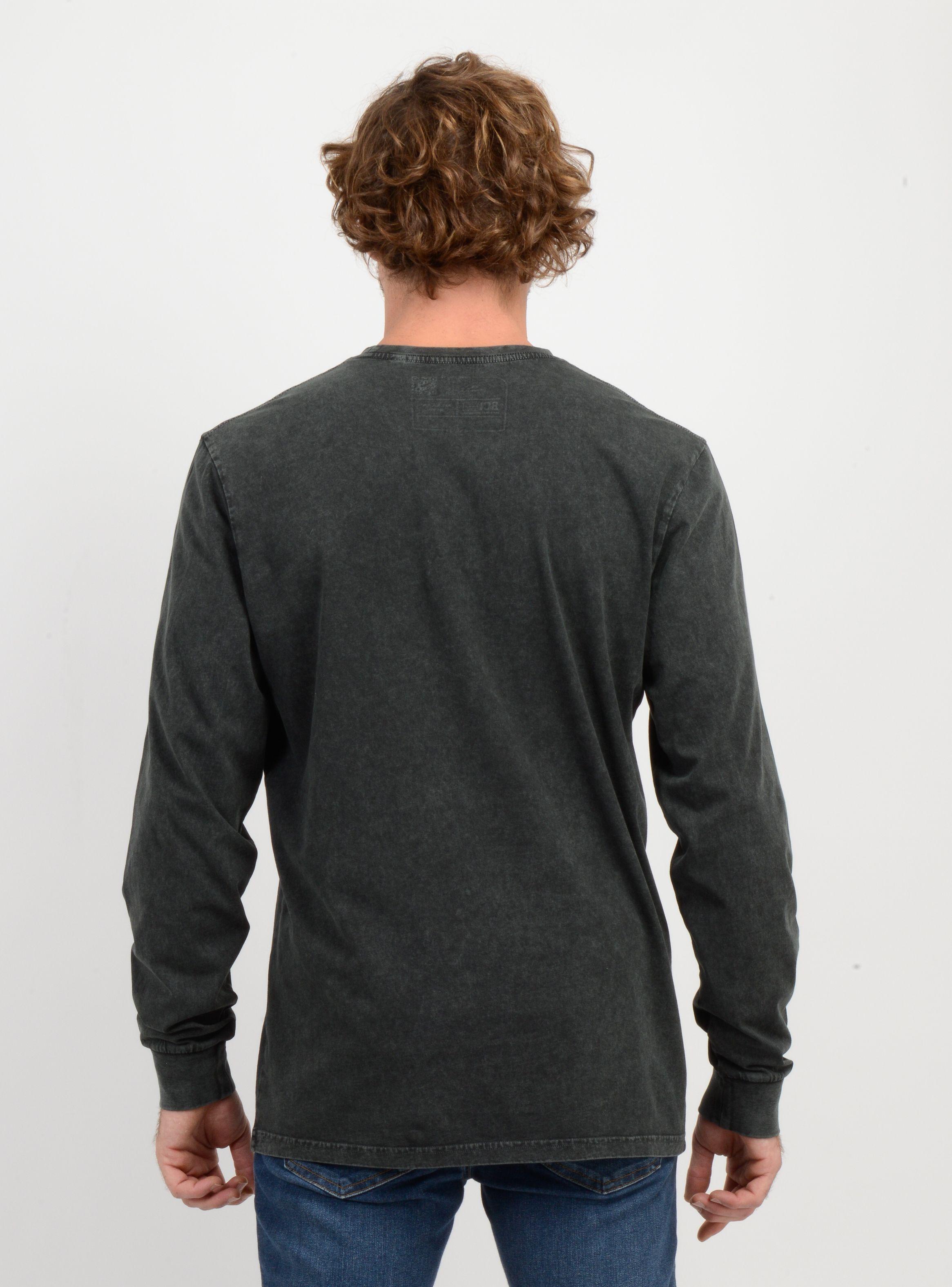 POLERA MANGA LARGA DITHER  NEGRO-1