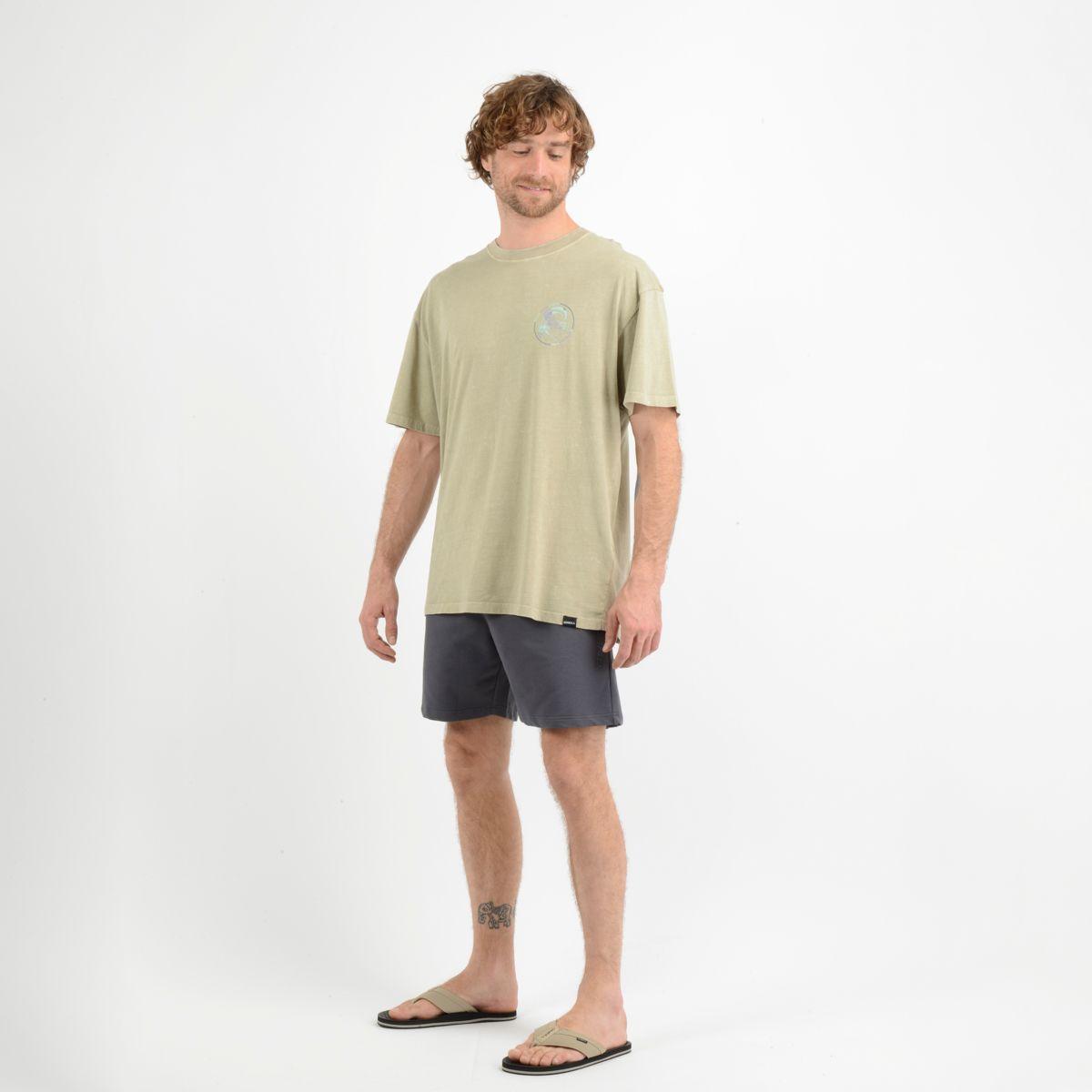 POLERA MANGA CORTA CORE BEIGE-1