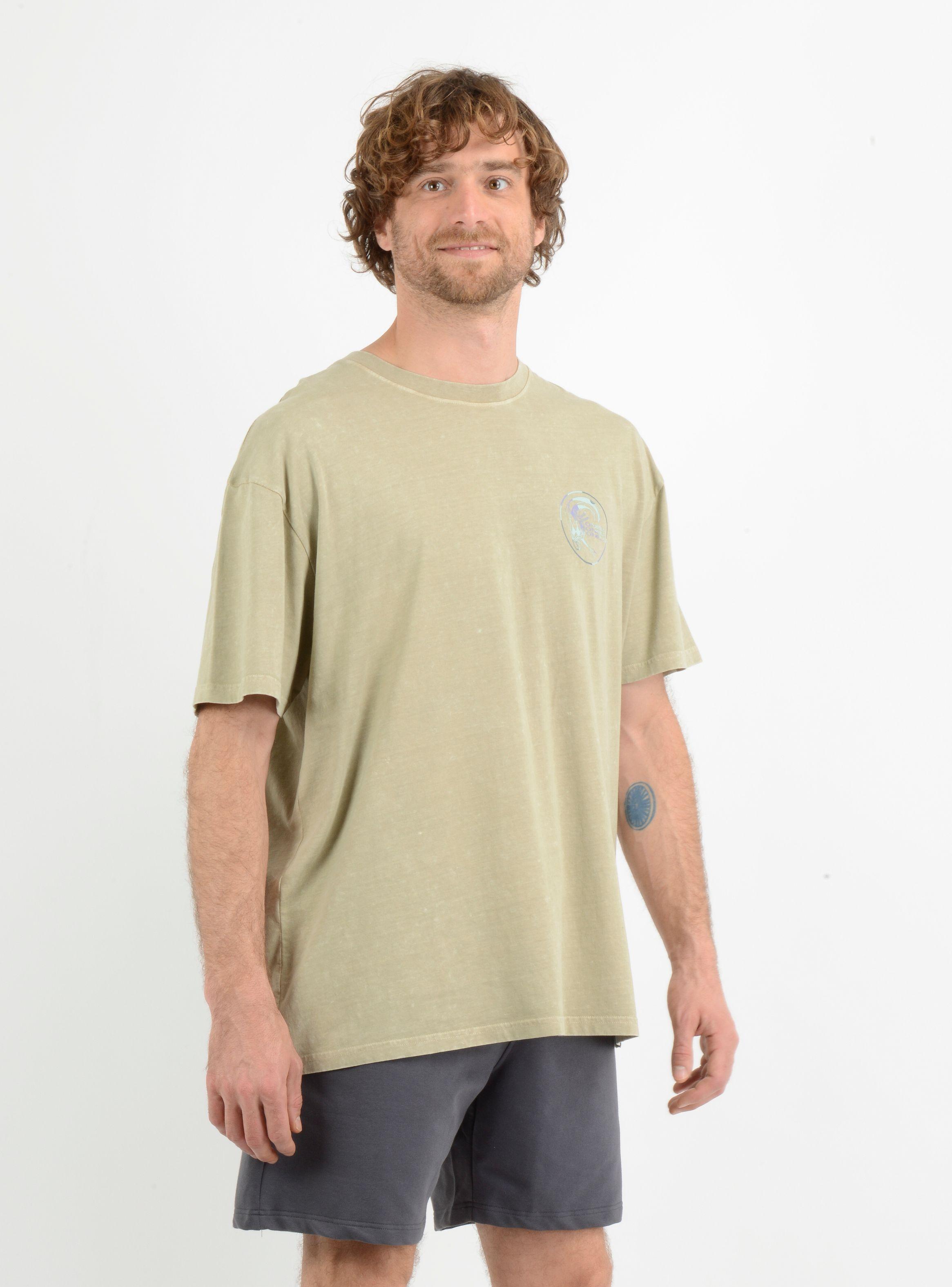 POLERA MANGA CORTA CORE BEIGE-3
