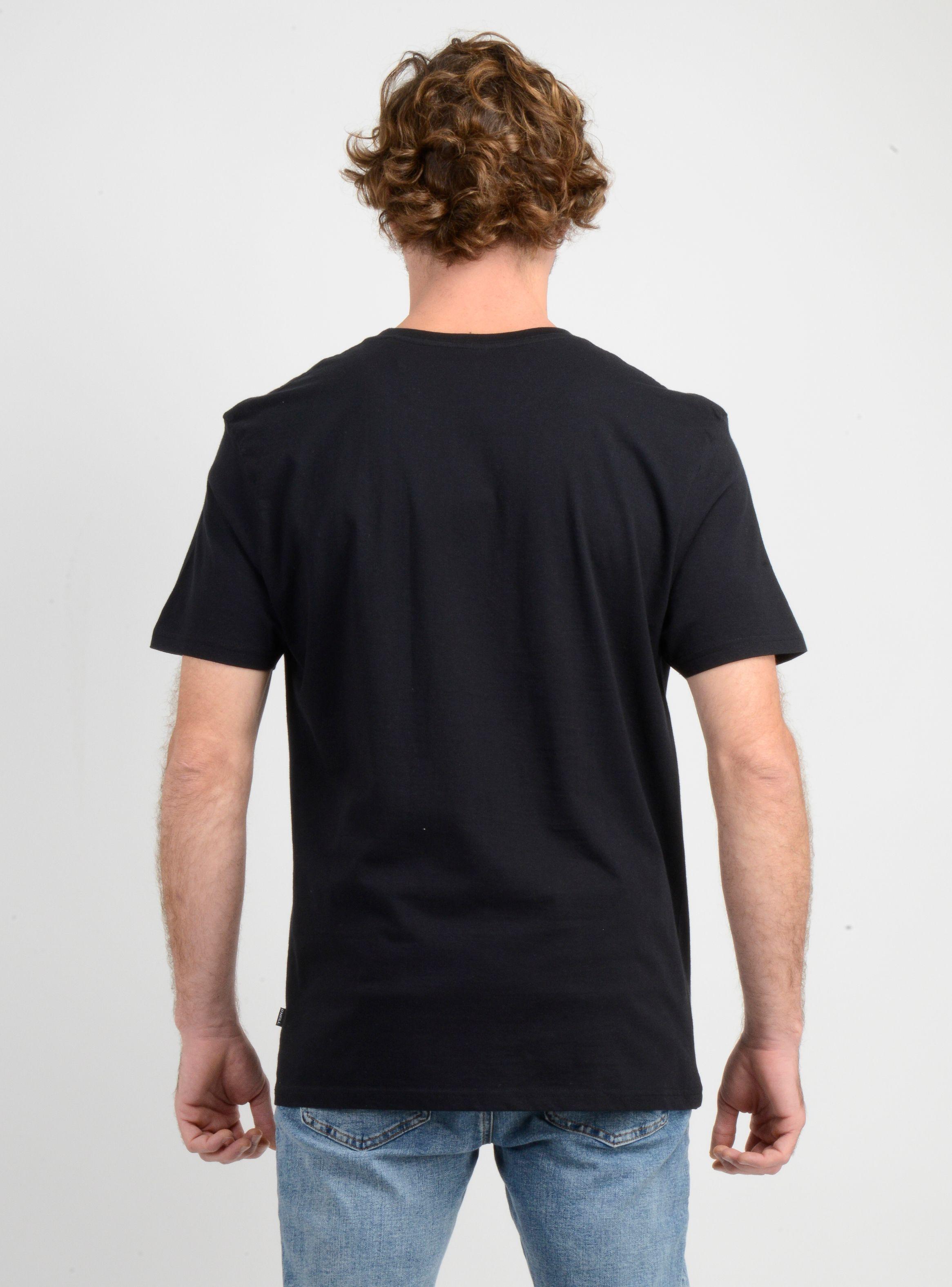 POLERA MANGA CORTA SURF CO NEGRO-1