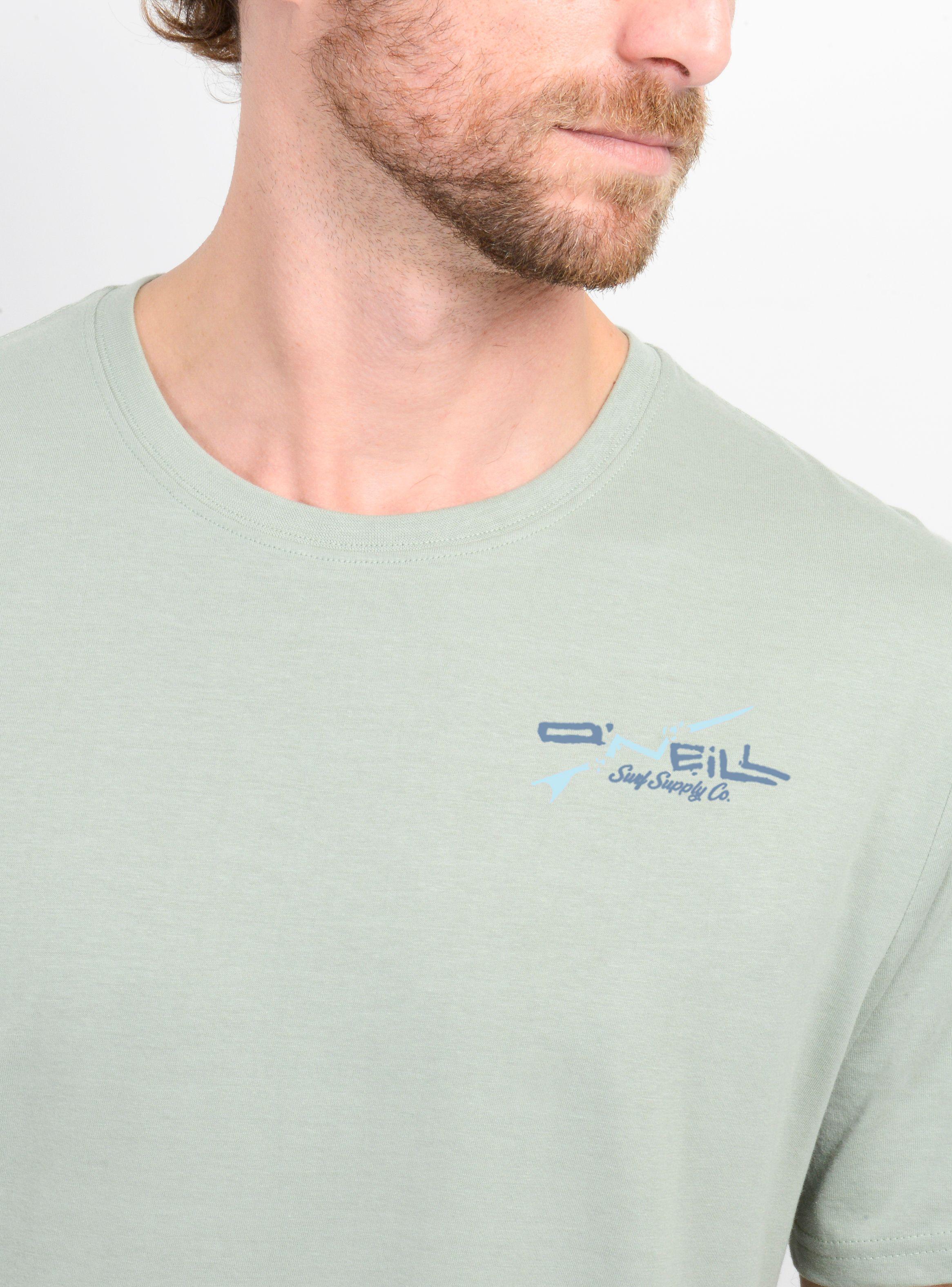 POLERA MANGA CORTA SURFBOARD VERDE CLARO-4