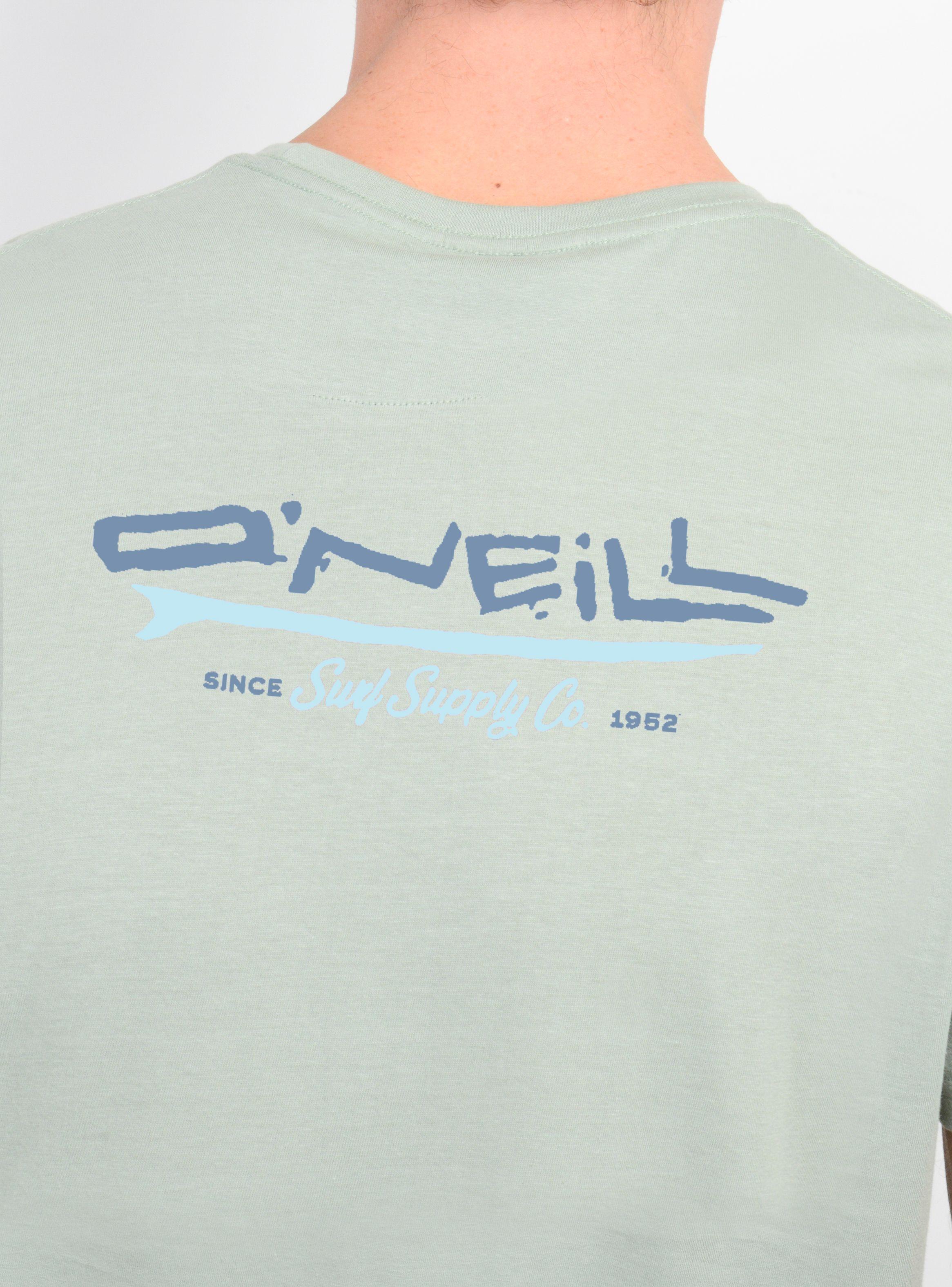 POLERA MANGA CORTA SURFBOARD VERDE CLARO-5