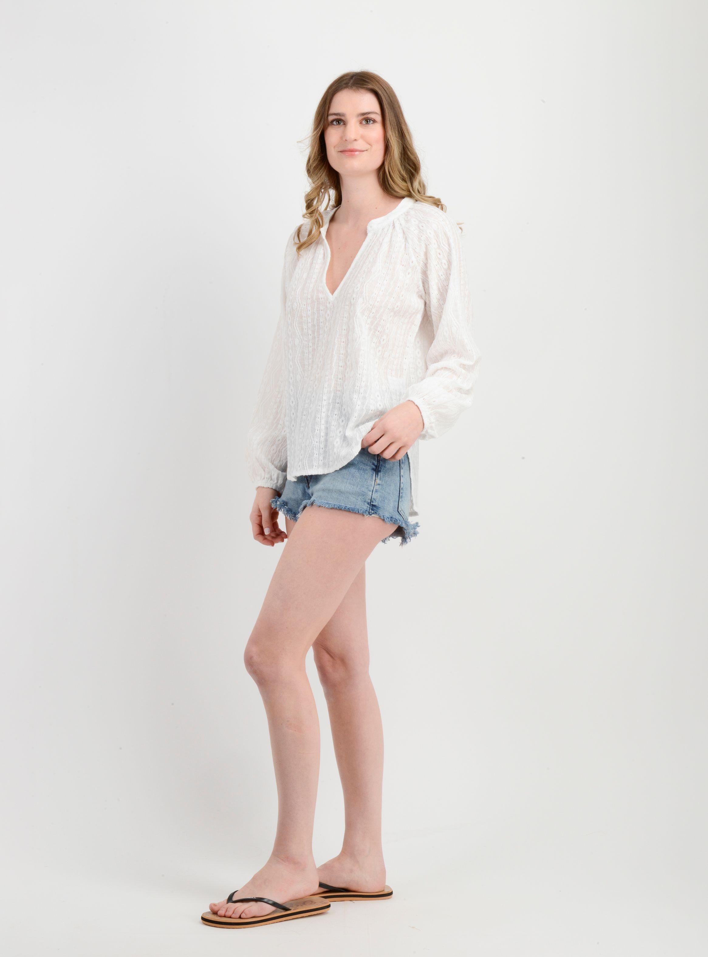 BLUSA MANGA LARGA BELLE BEIGE CLARO-2