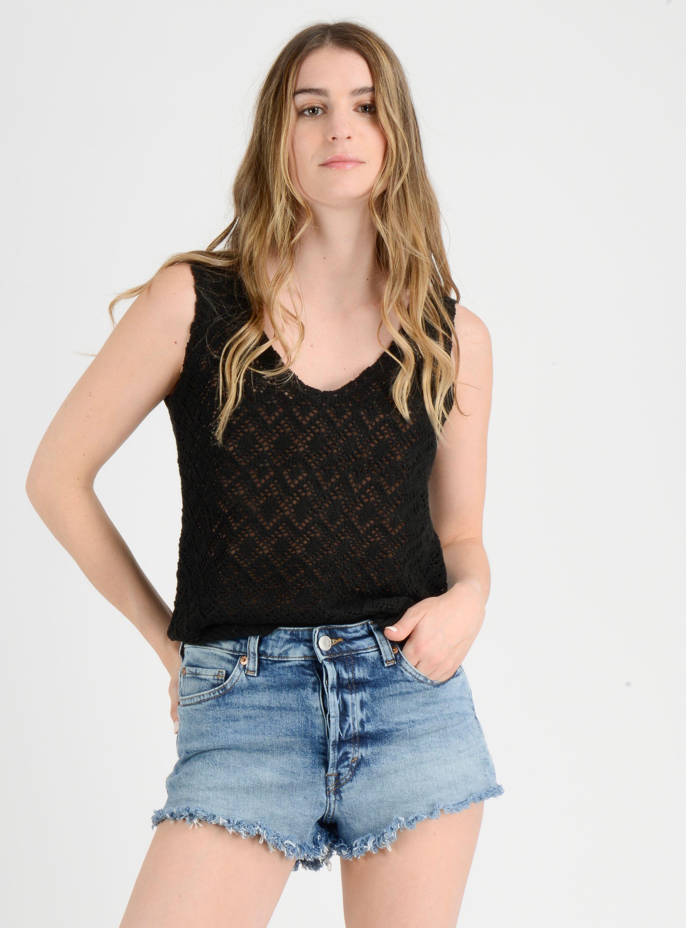 POLERA SIN MANGAS SUNDAZE NEGRO-0