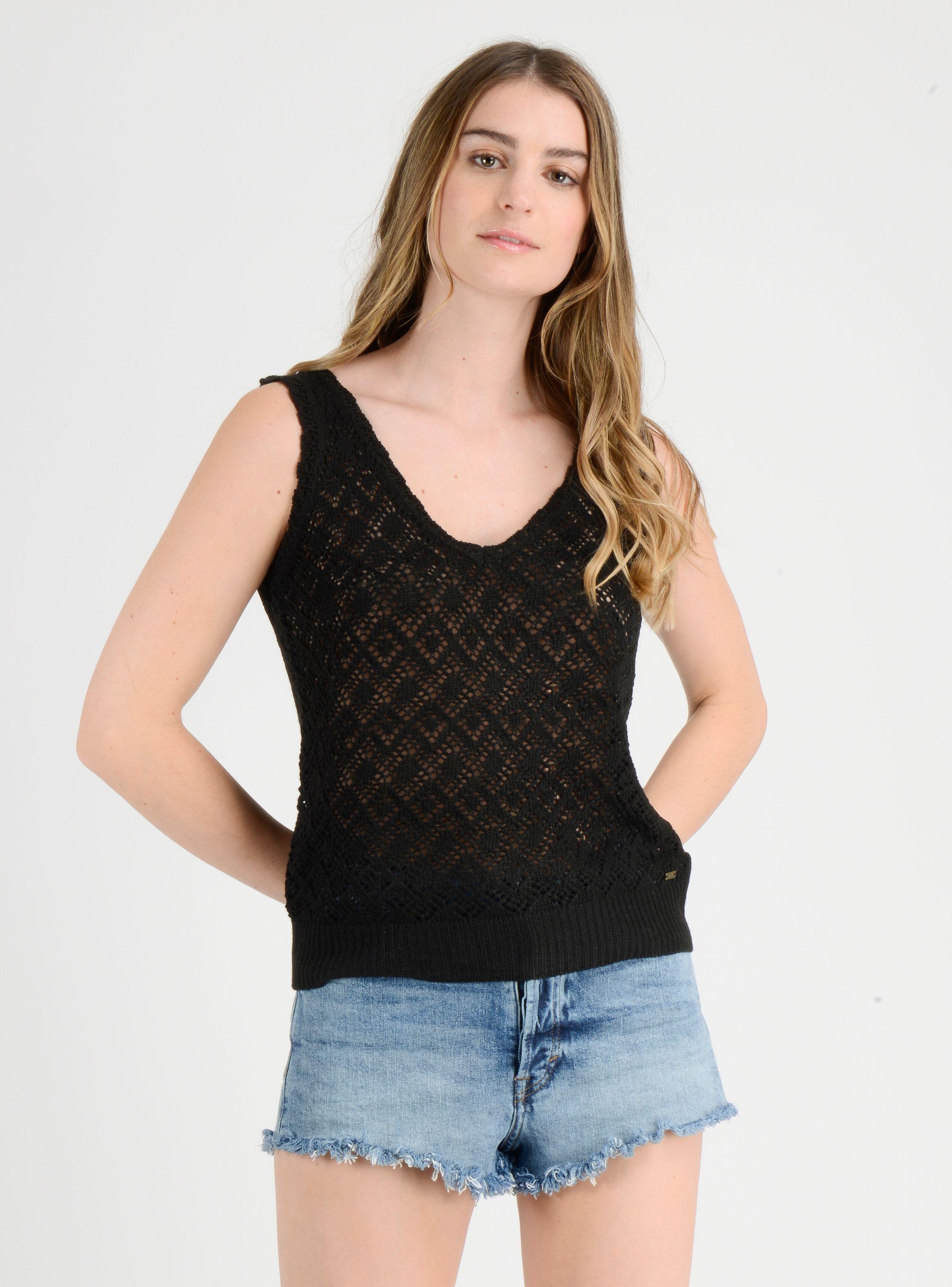 POLERA SIN MANGAS SUNDAZE NEGRO-3