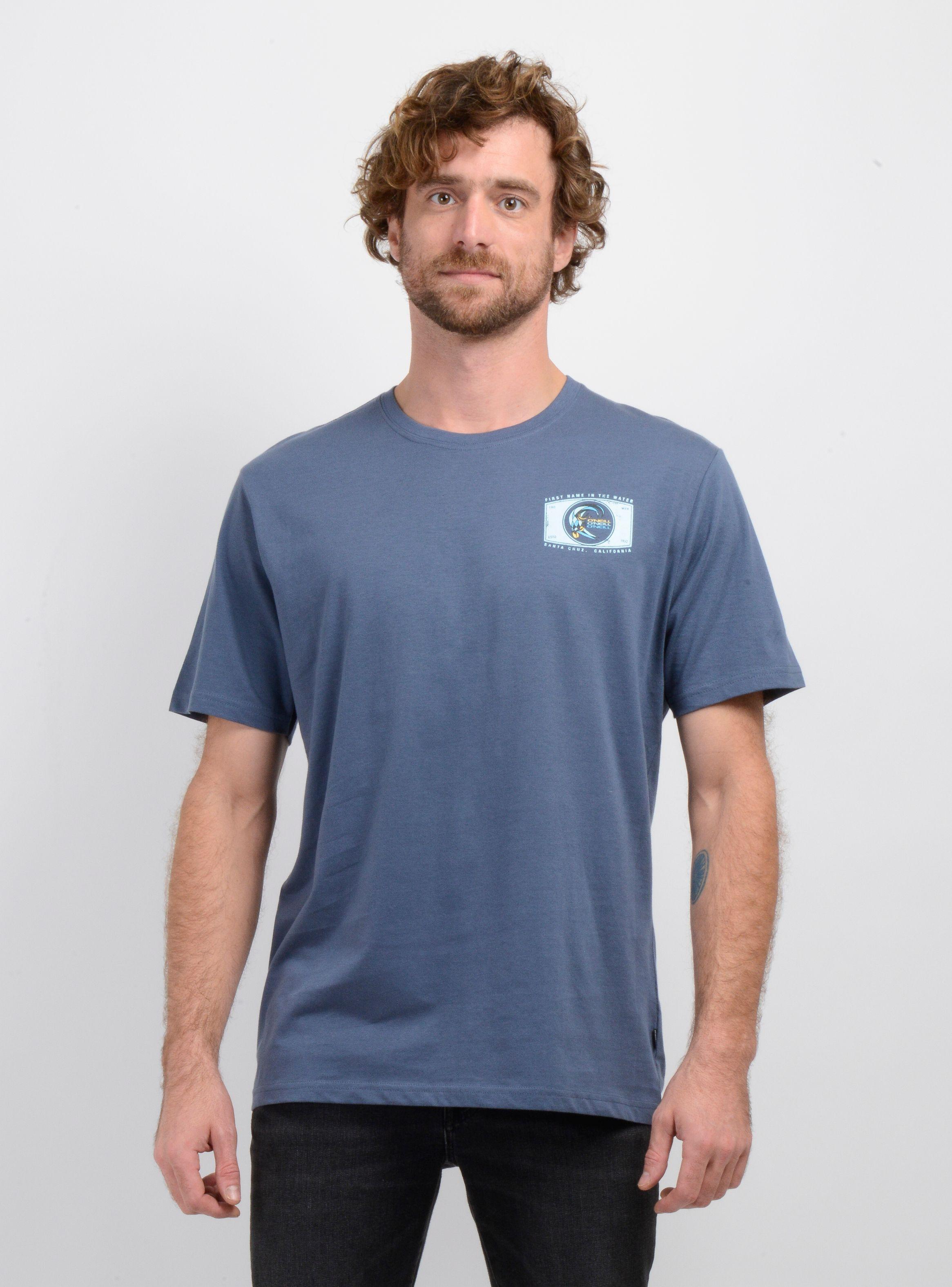 POLERA MANGA CORTA FOREVER AZUL-0