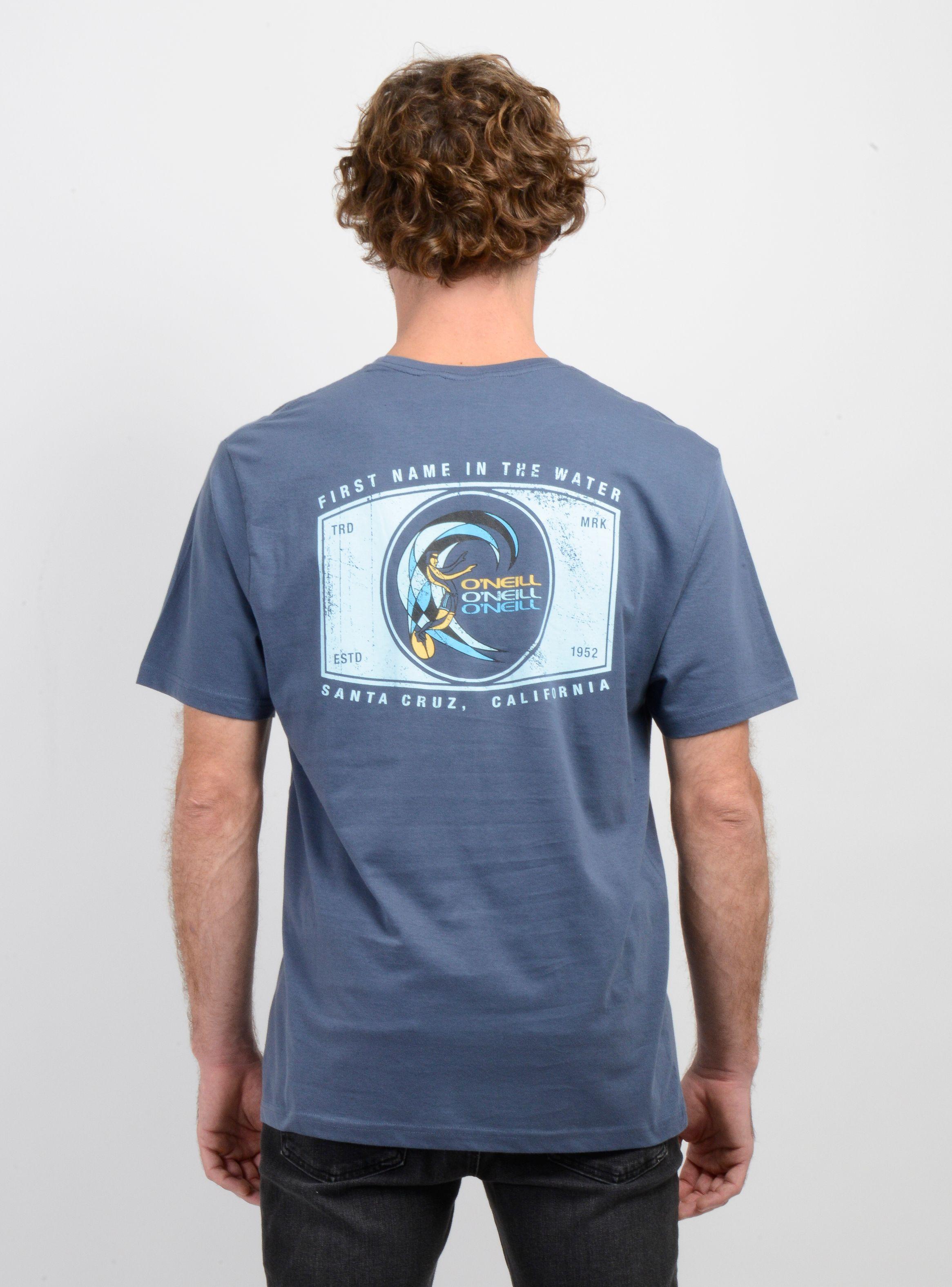 POLERA MANGA CORTA FOREVER AZUL-1