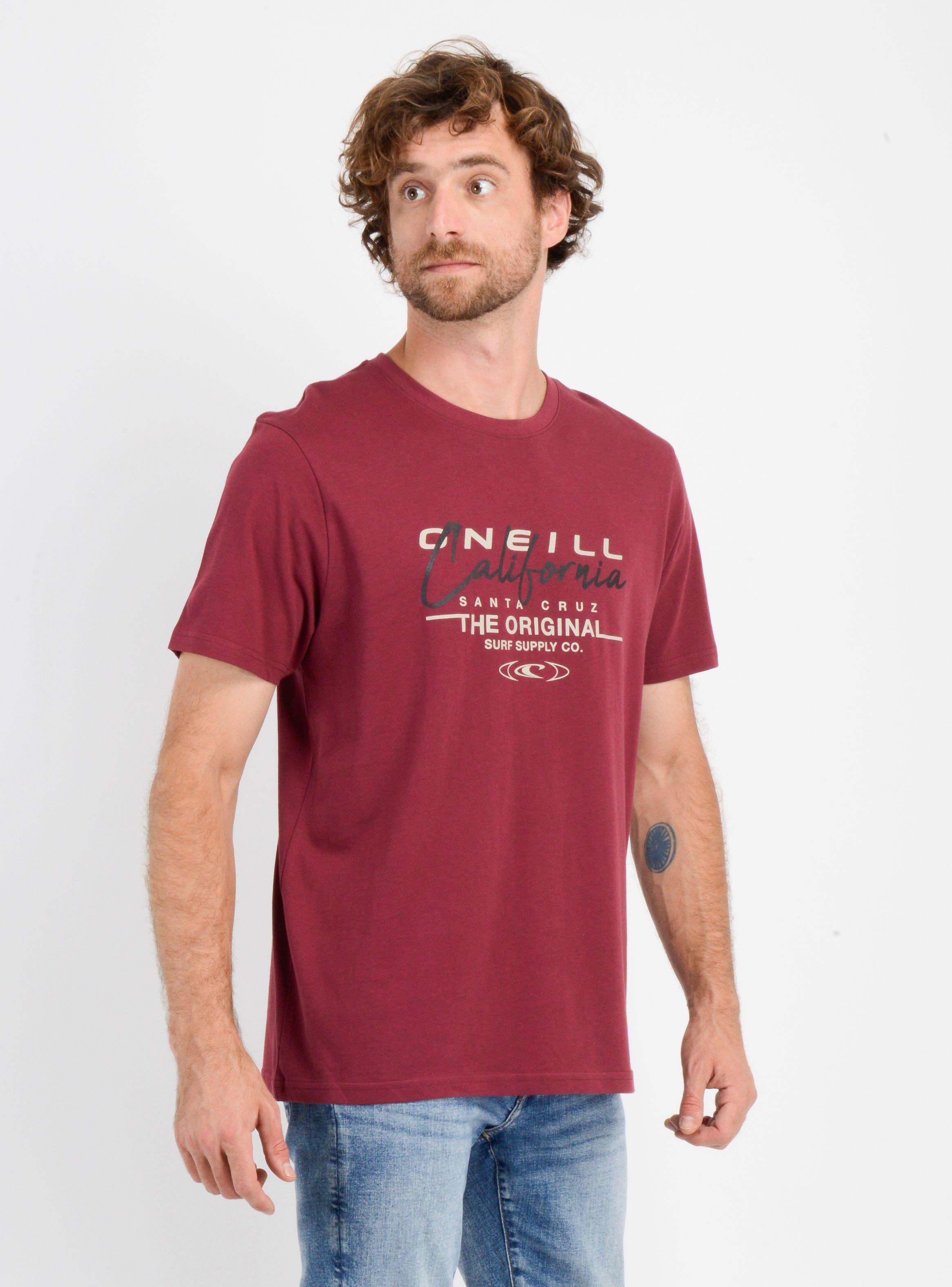 POLERA MANGA CORTA CALI ROJO OSCURO-3
