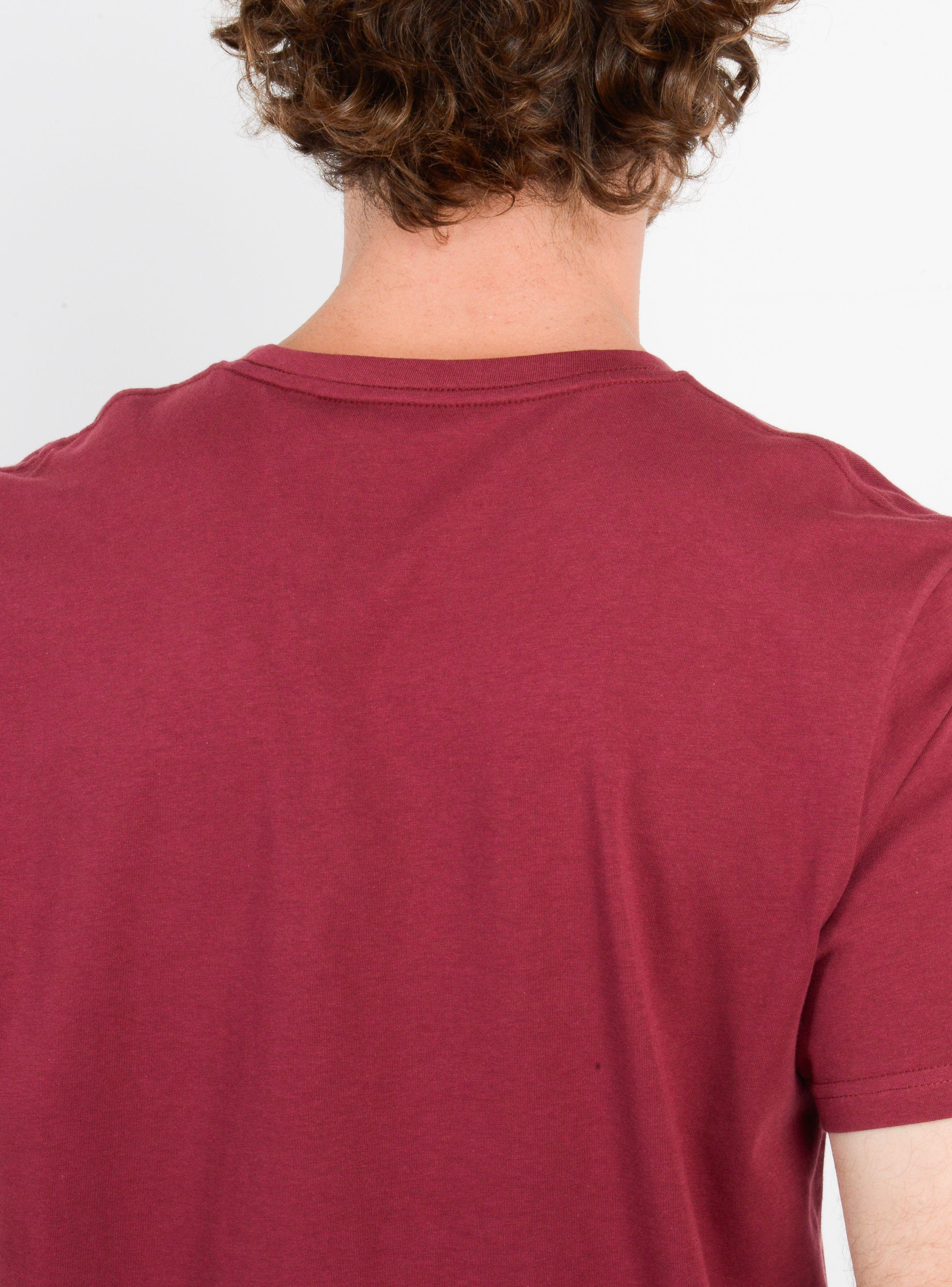 POLERA MANGA CORTA CALI ROJO OSCURO-5
