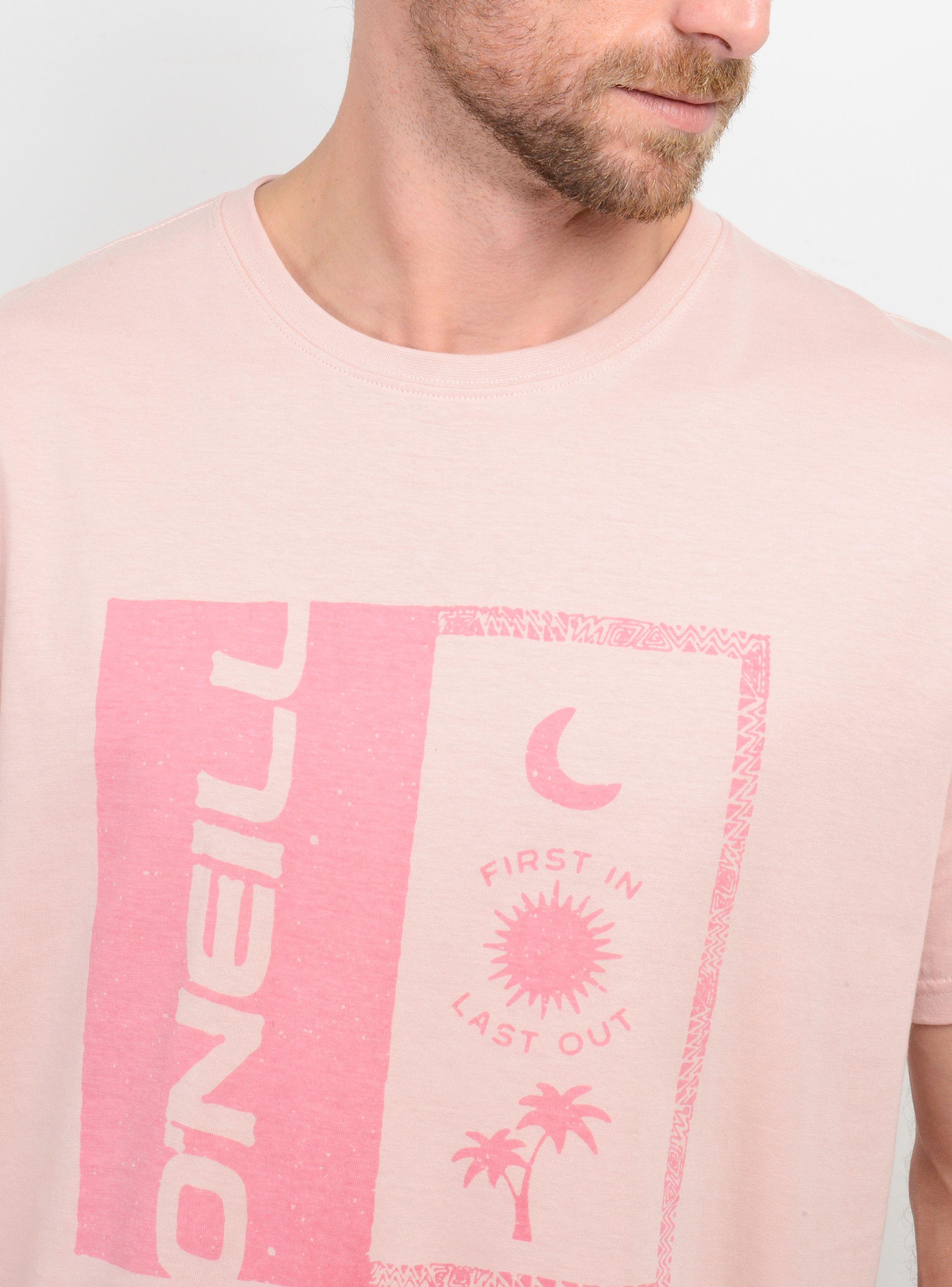 POLERA MANGA CORTA ARCHES ROSADO-4