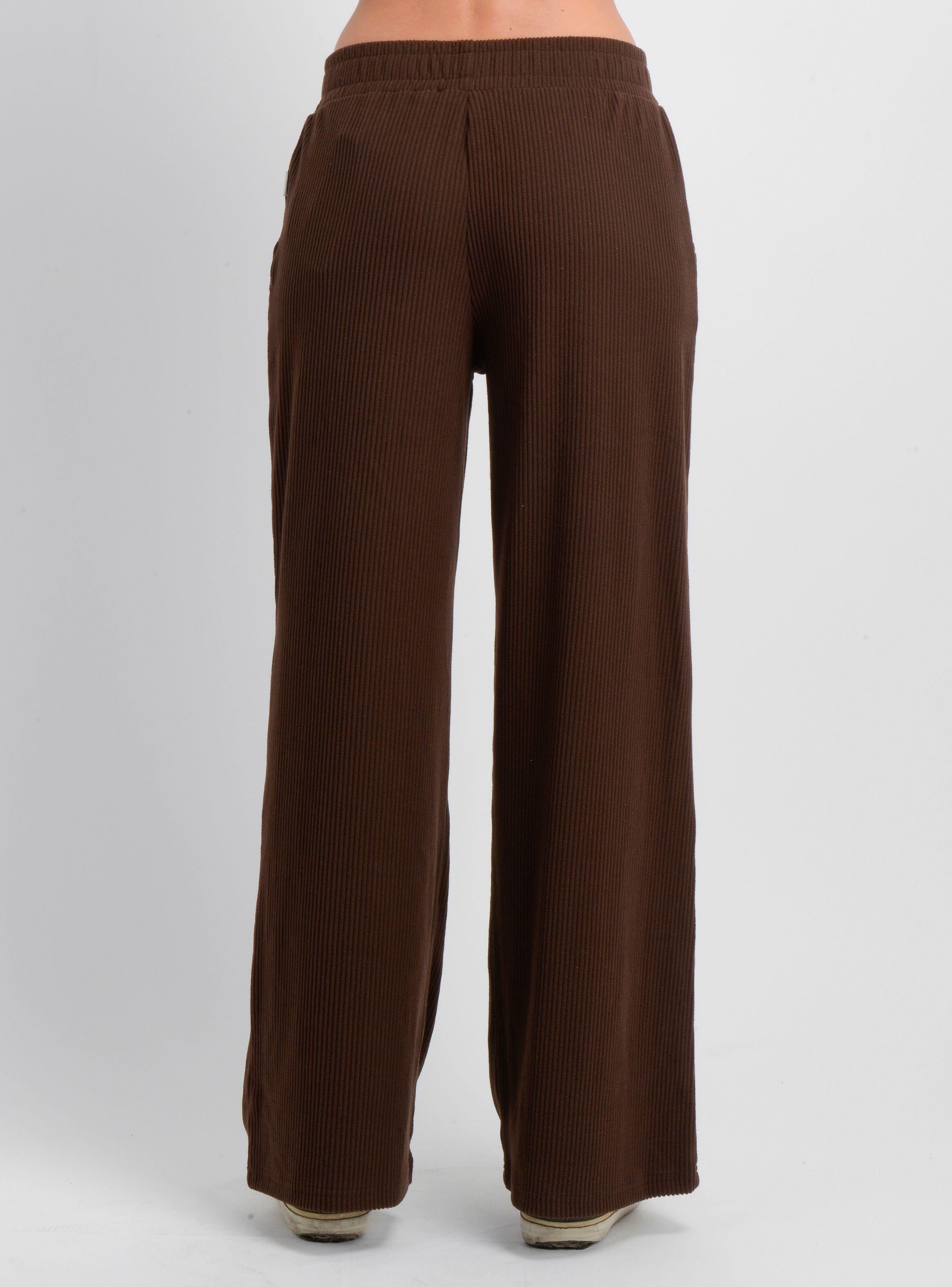 PANTALON ACANALADO JULY CAFÉ-1