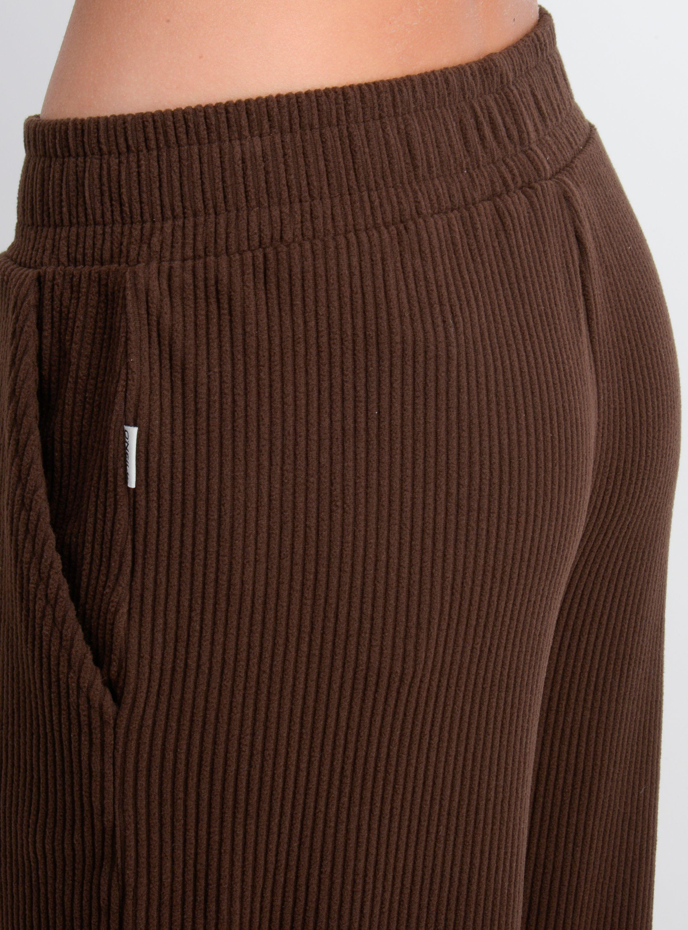 PANTALON ACANALADO JULY CAFÉ-4