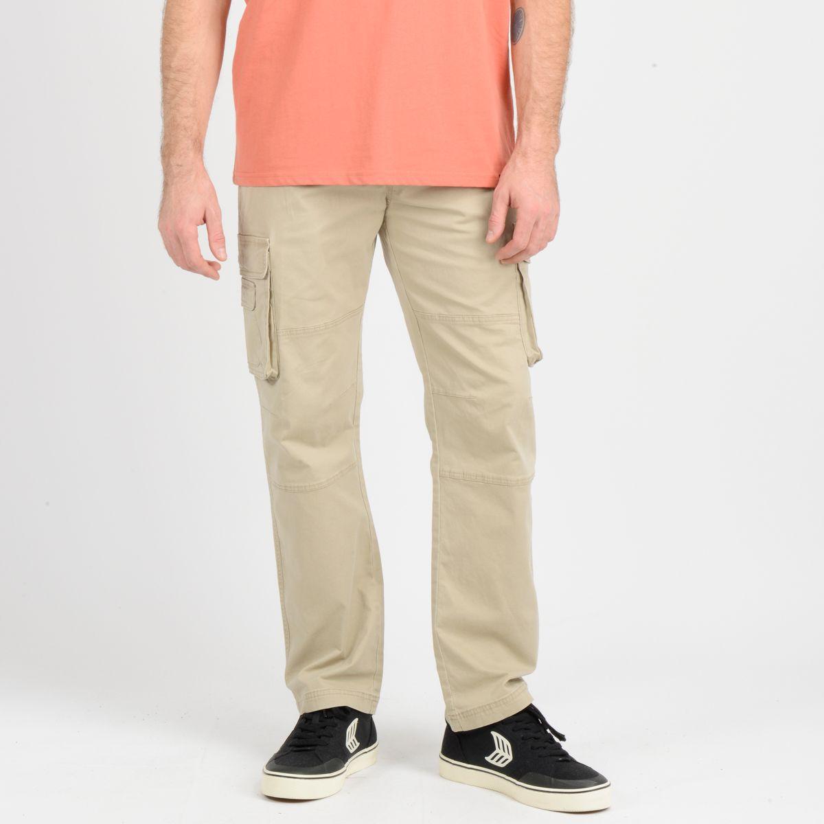 PANTALON CARGO BREXTON BEIGE OSCURO-3